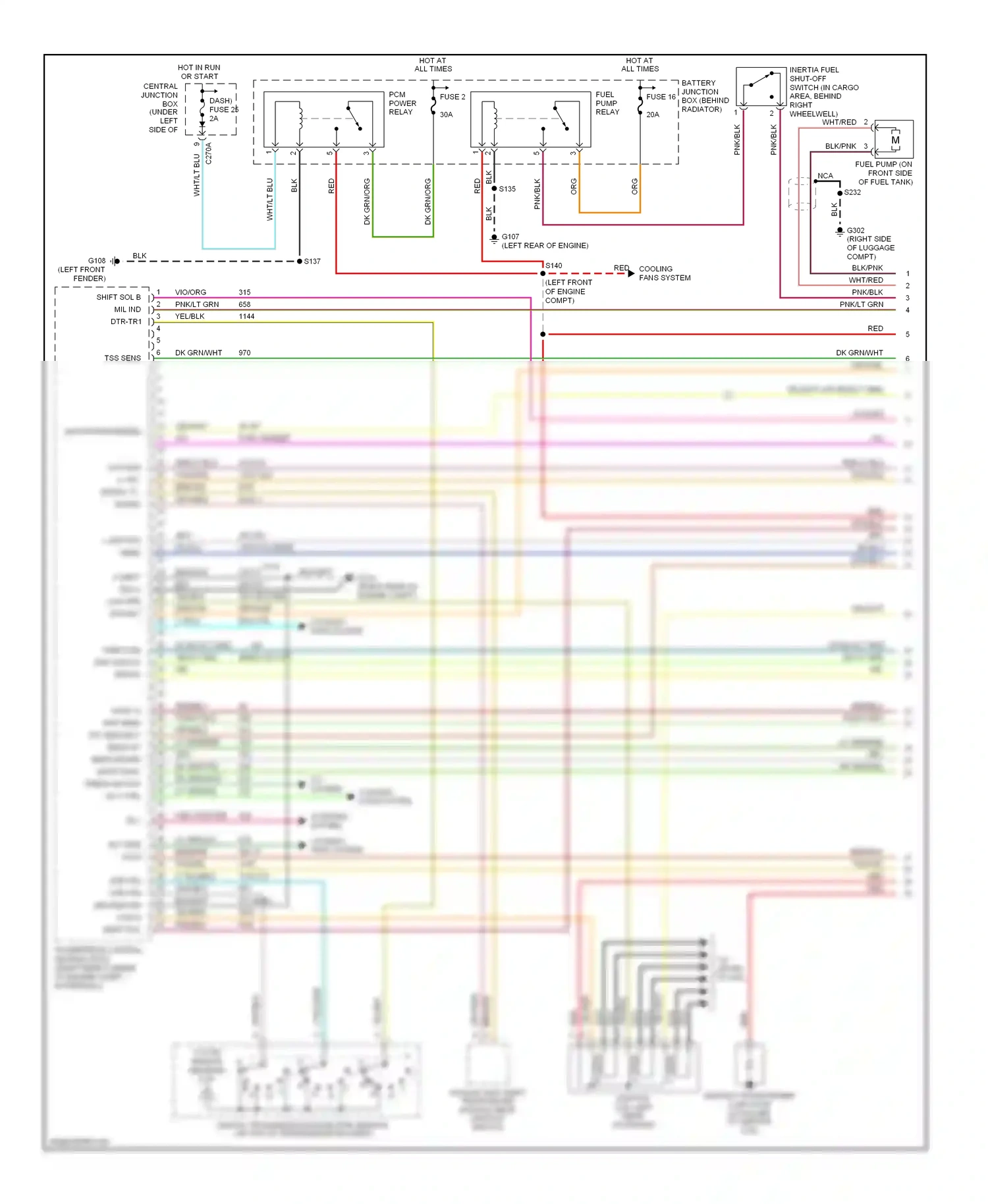 Ford Taurus IV (1999-2004) 29 107 fuel sender mod programming wiring diagram  (1 of 1)