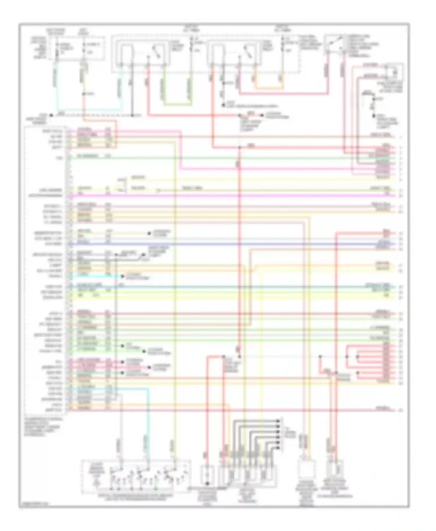 Wiring diagram hot in for Ford Taurus IV (1999-2004) (8 of 9)