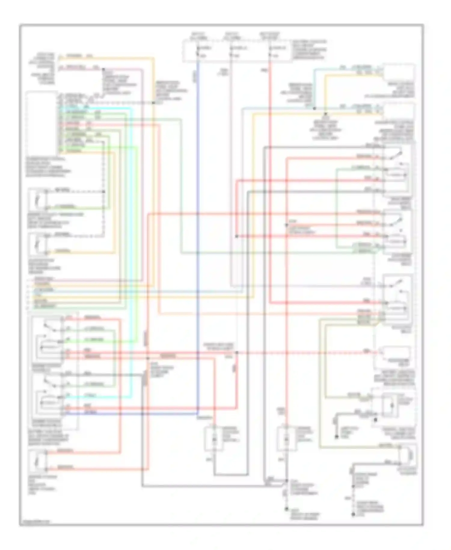 Wiring diagram lt grn/vio for Ford Taurus IV (1999-2004) (1 of 7)