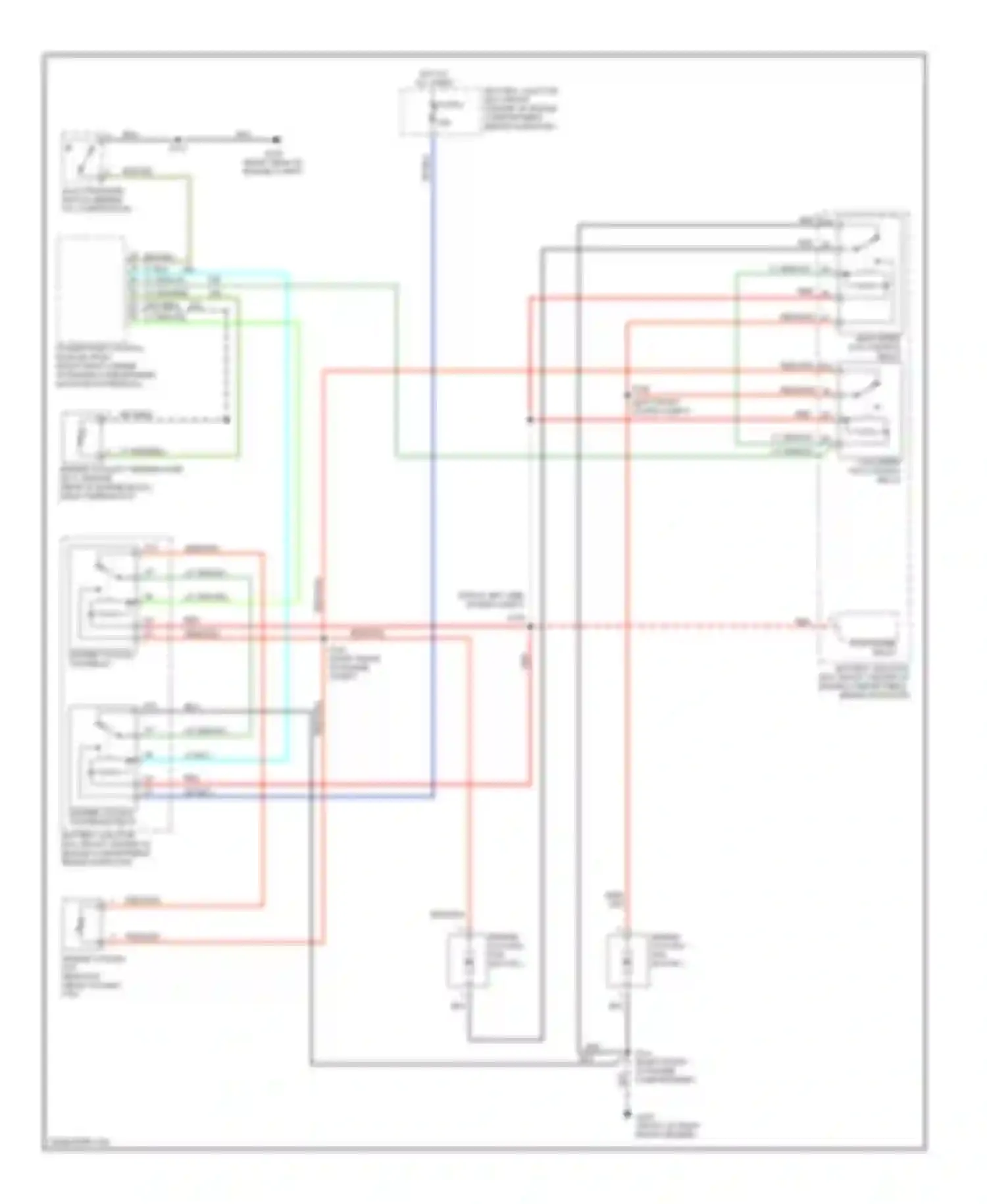 Wiring diagram lt grn/vio for Ford Taurus IV (1999-2004) (2 of 7)