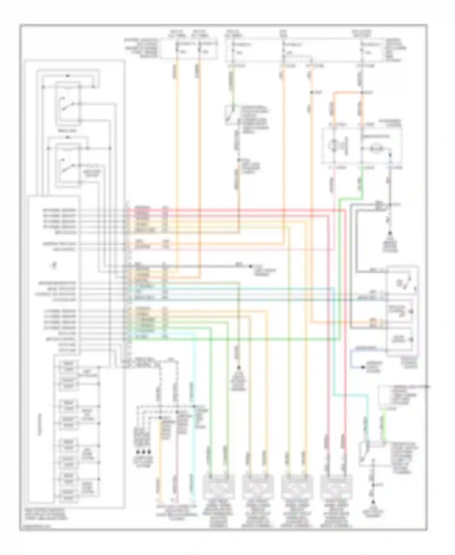 Wiring diagram lt grn/yel for Ford Taurus IV (1999-2004) (2 of 12)