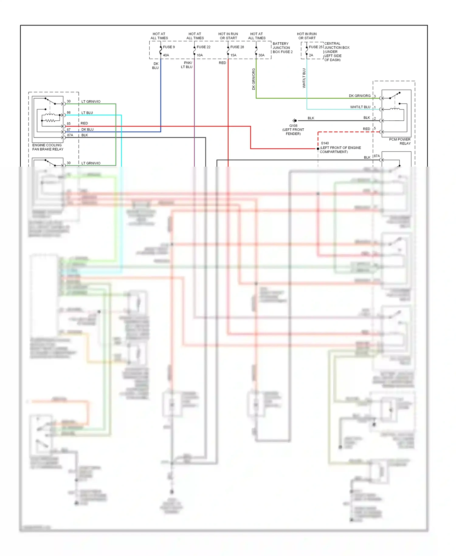 Ford Taurus IV (1999-2004) org/ wiring diagram  (9 of 32)