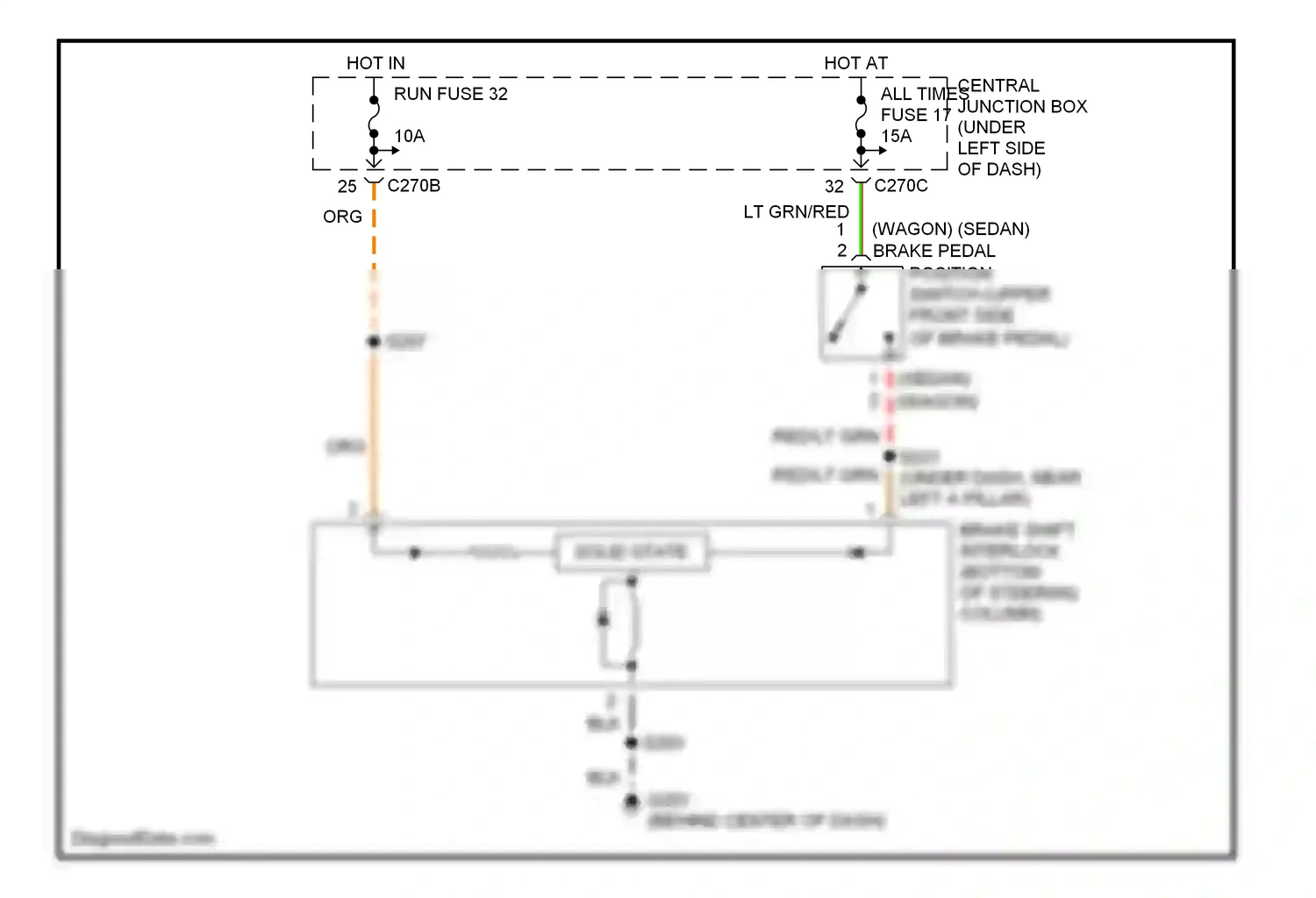 Ford Taurus IV (1999-2004) org/ wiring diagram  (28 of 32)