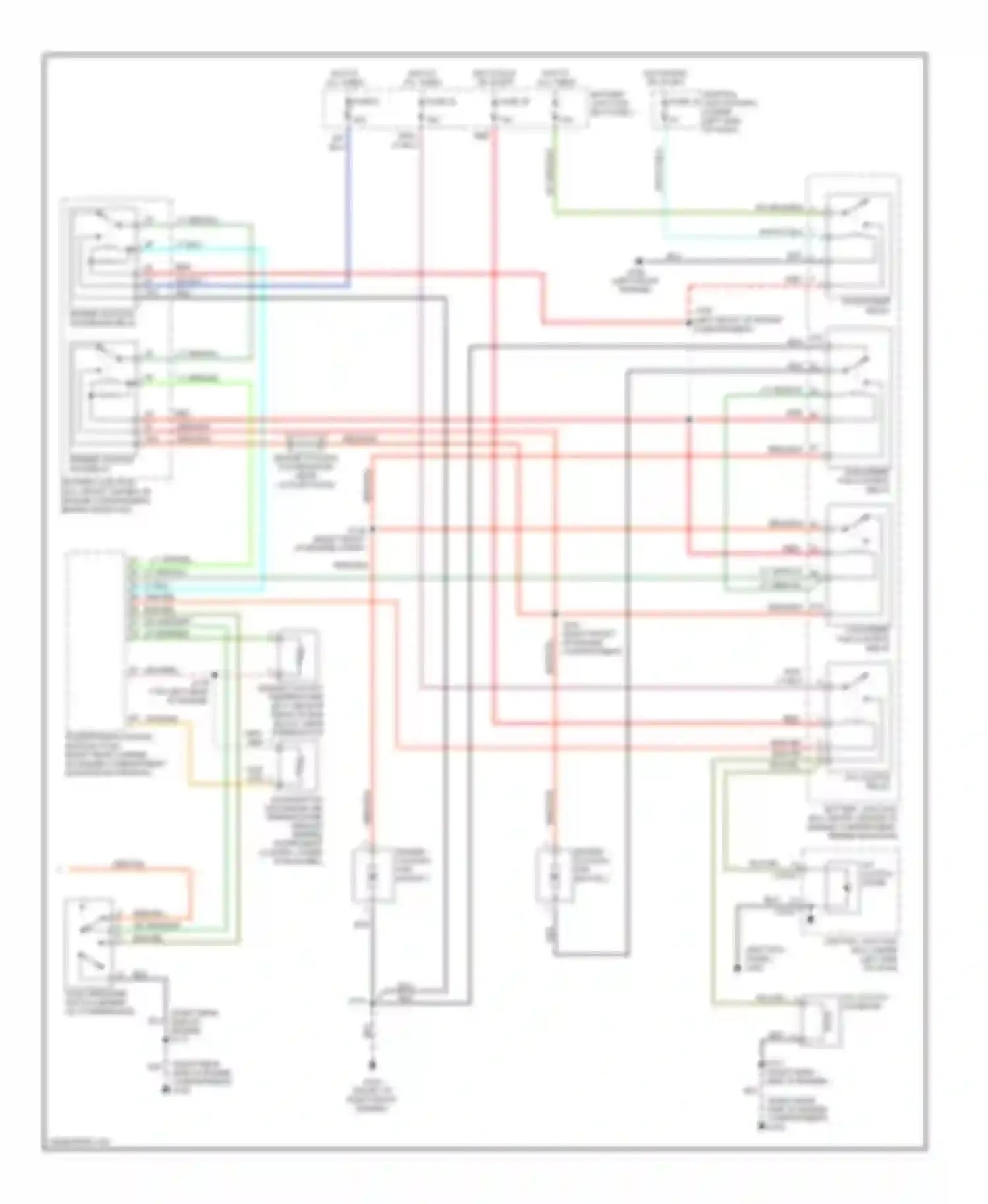 Wiring diagram tan for Ford Taurus IV (1999-2004) (4 of 17)