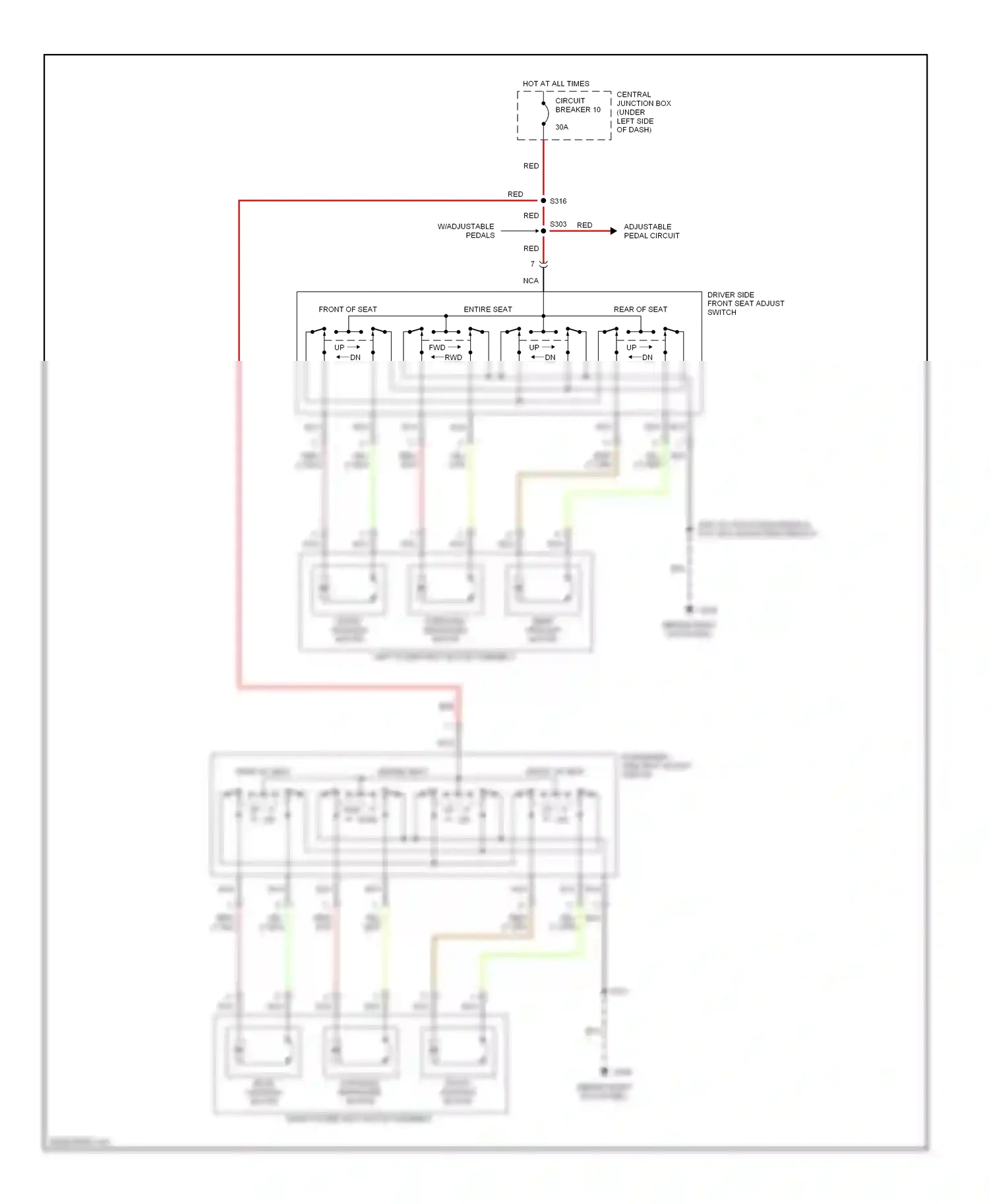 Ford Taurus IV (1999-2004) up dn wiring diagram  (1 of 2)