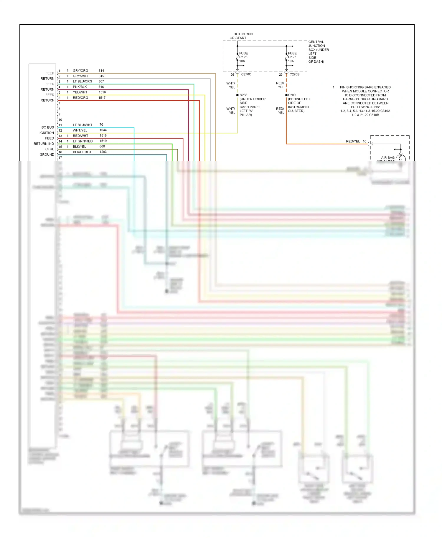Ford Taurus IV (1999-2004) wht wiring diagram  (29 of 36)