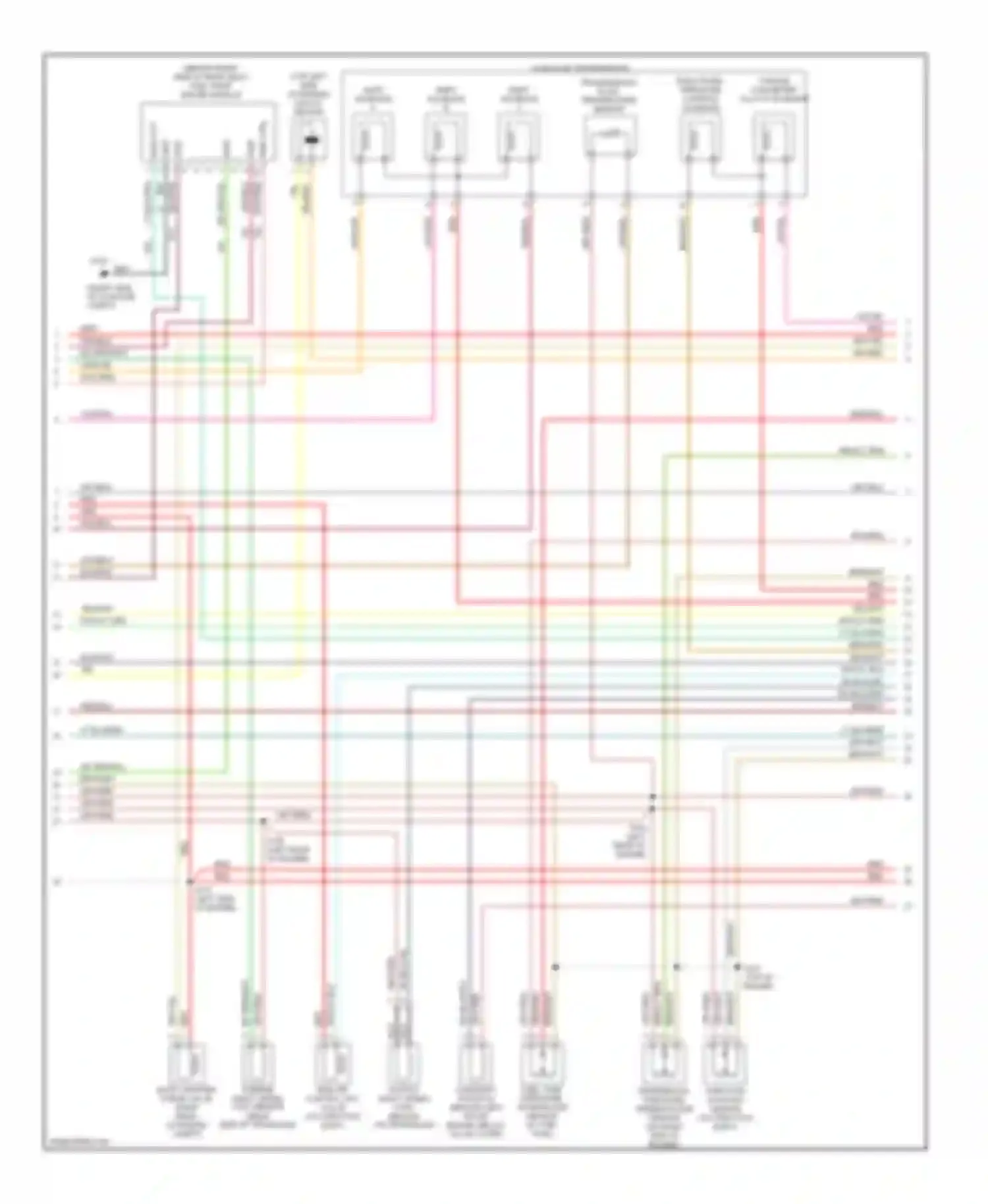 Wiring diagram wht/red for Ford Taurus IV (1999-2004) (9 of 22)
