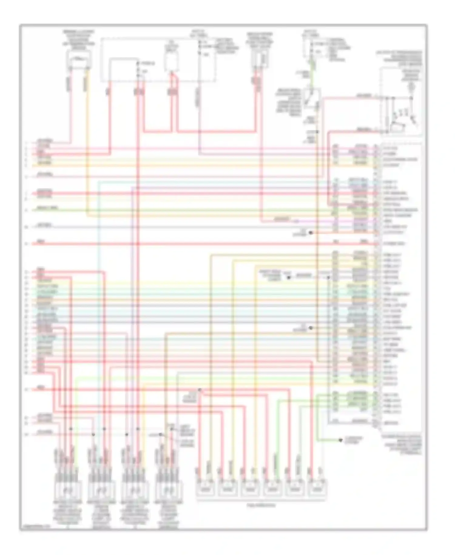 Wiring diagram yel/lt blu for Ford Taurus IV (1999-2004) (2 of 4)