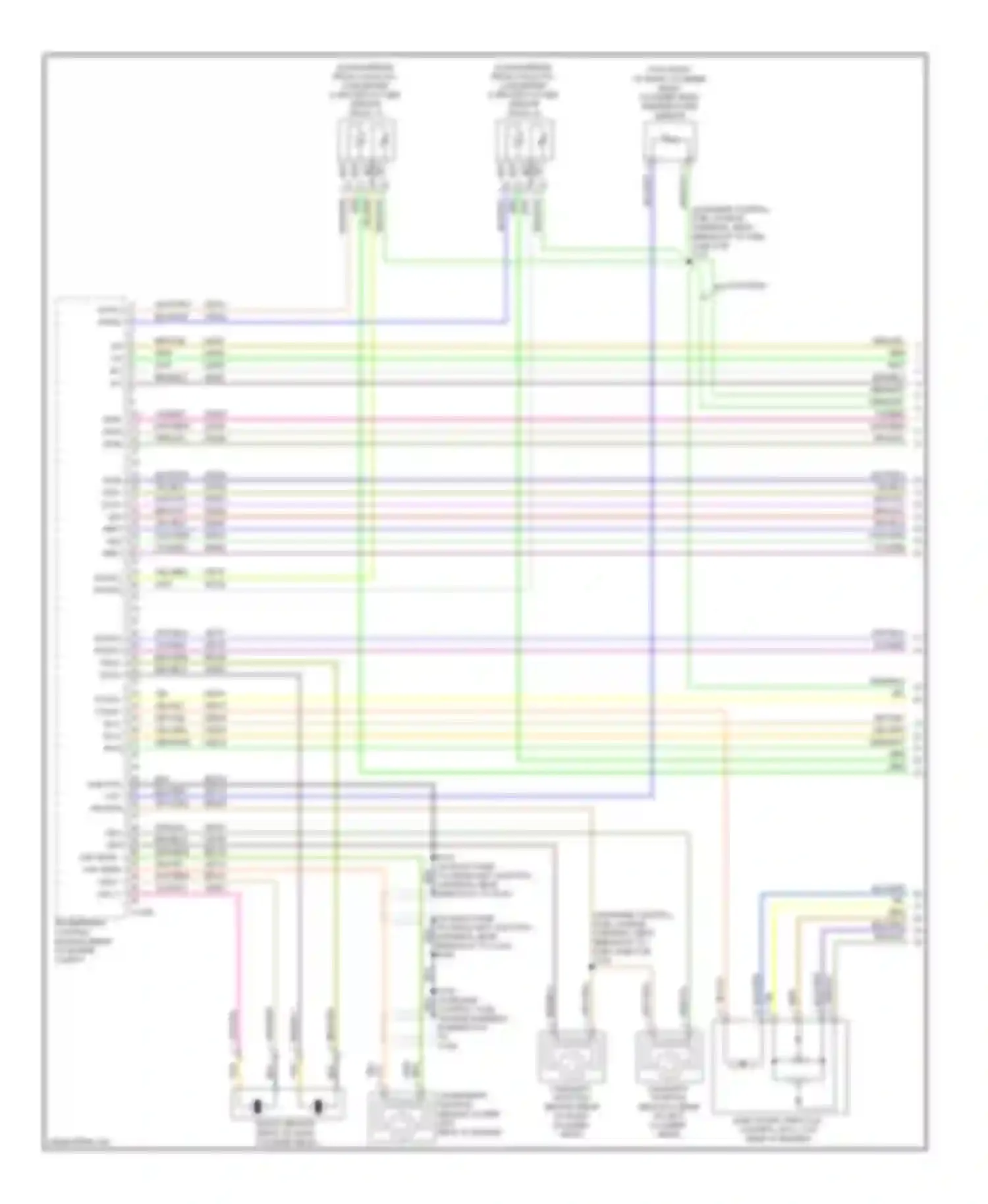 Taurus Ford V (2007-2009): Wiring diagram engine performance 3.5l (1 of 6)