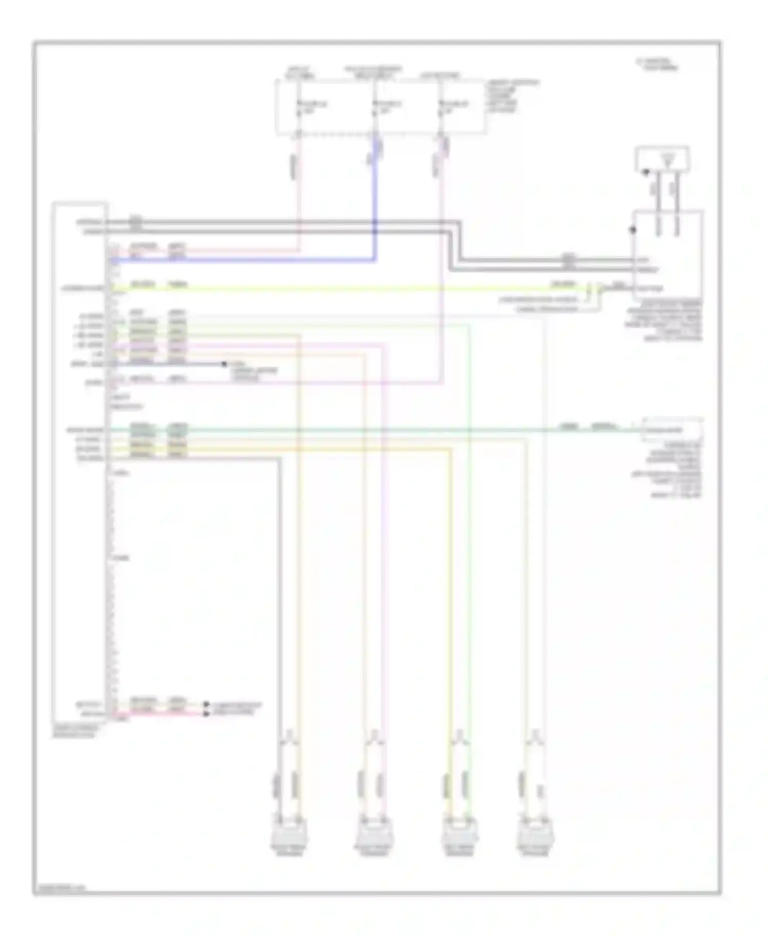 Taurus Ford V (2007-2009): Base radio circuit