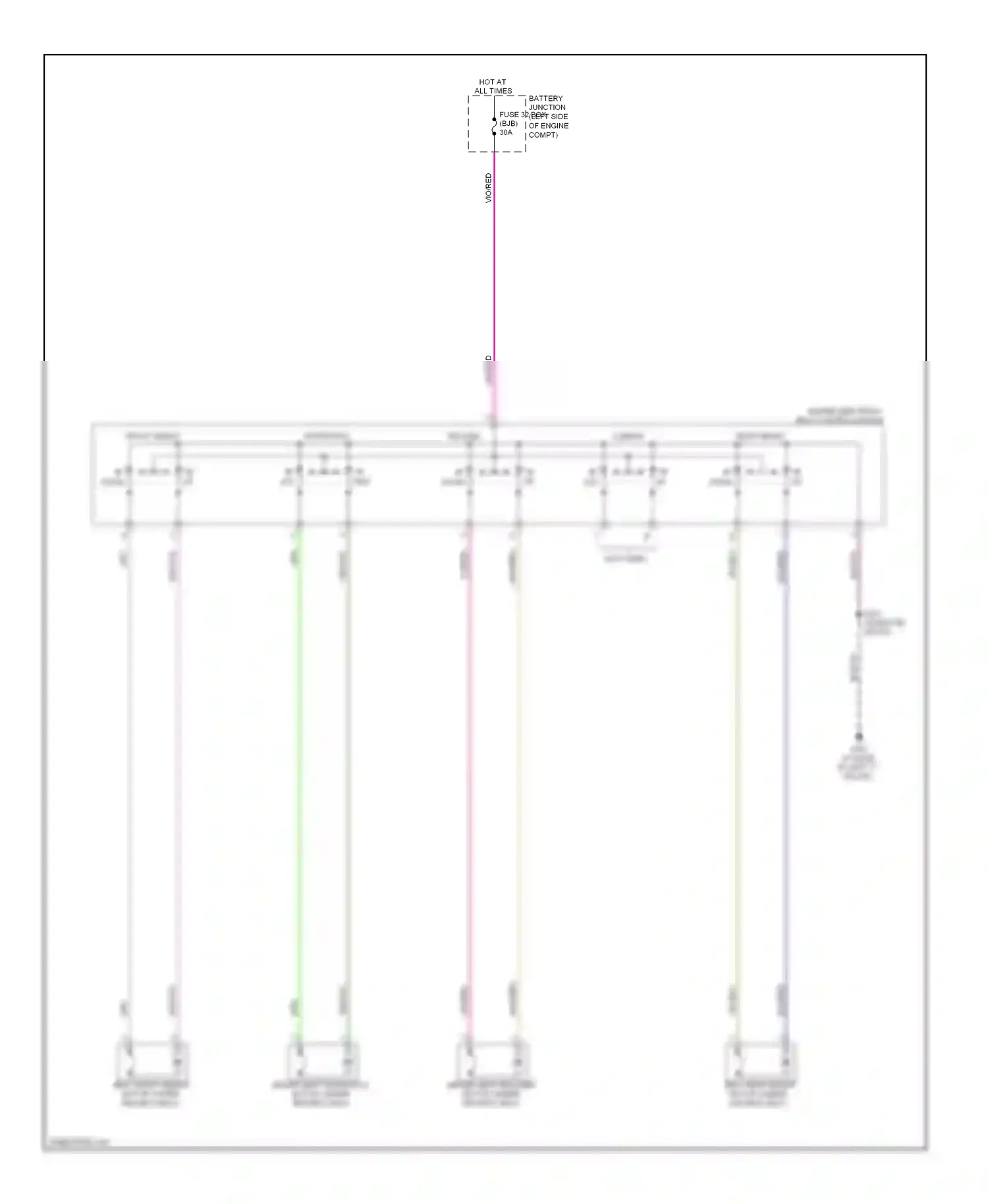 Ford Taurus V (2007-2009) blk/vio wiring diagram  (18 of 19)