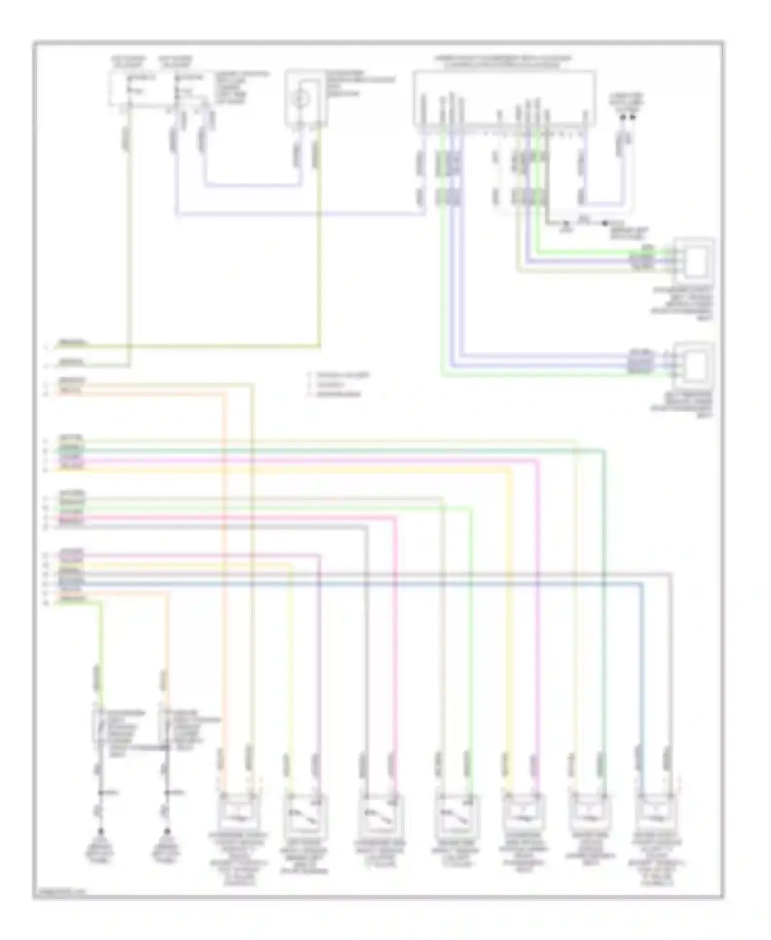 Wiring diagram blu/wht for Ford Taurus V (2007-2009) (20 of 22)
