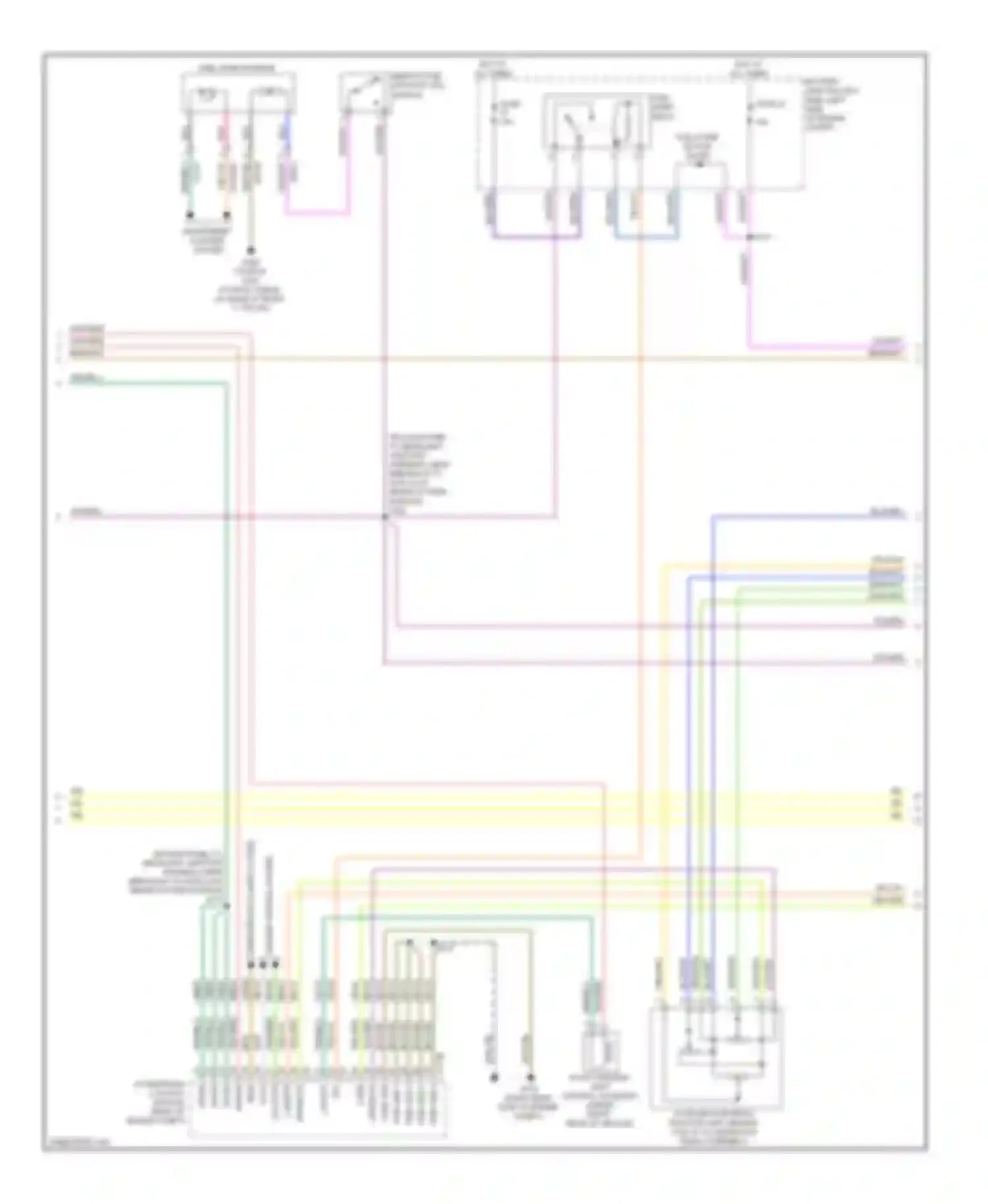 Wiring diagram blu/wht for Ford Taurus V (2007-2009) (9 of 22)