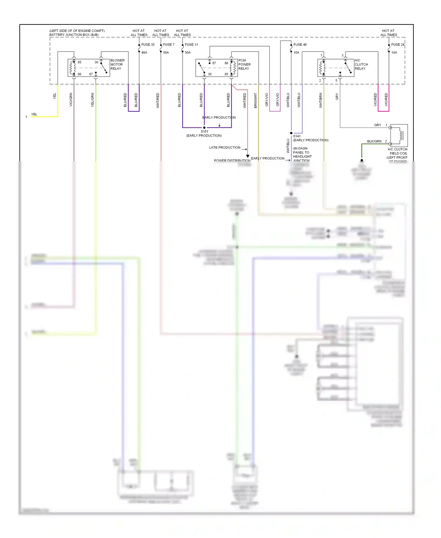 Ford Taurus V (2007-2009) fan ctrl variable wiring diagram  (3 of 3)