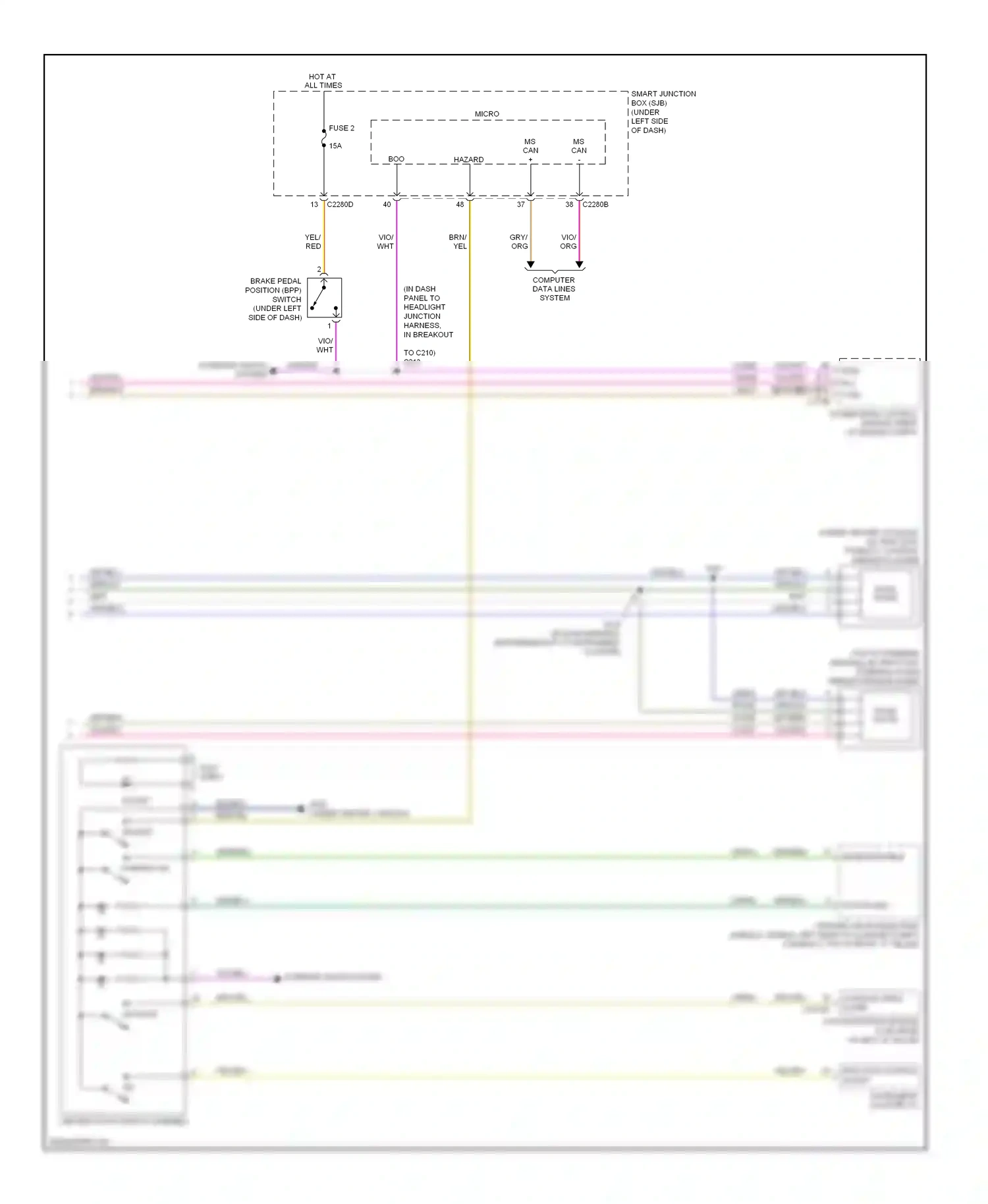 Ford Taurus V (2007-2009) gry wiring diagram  (2 of 45)