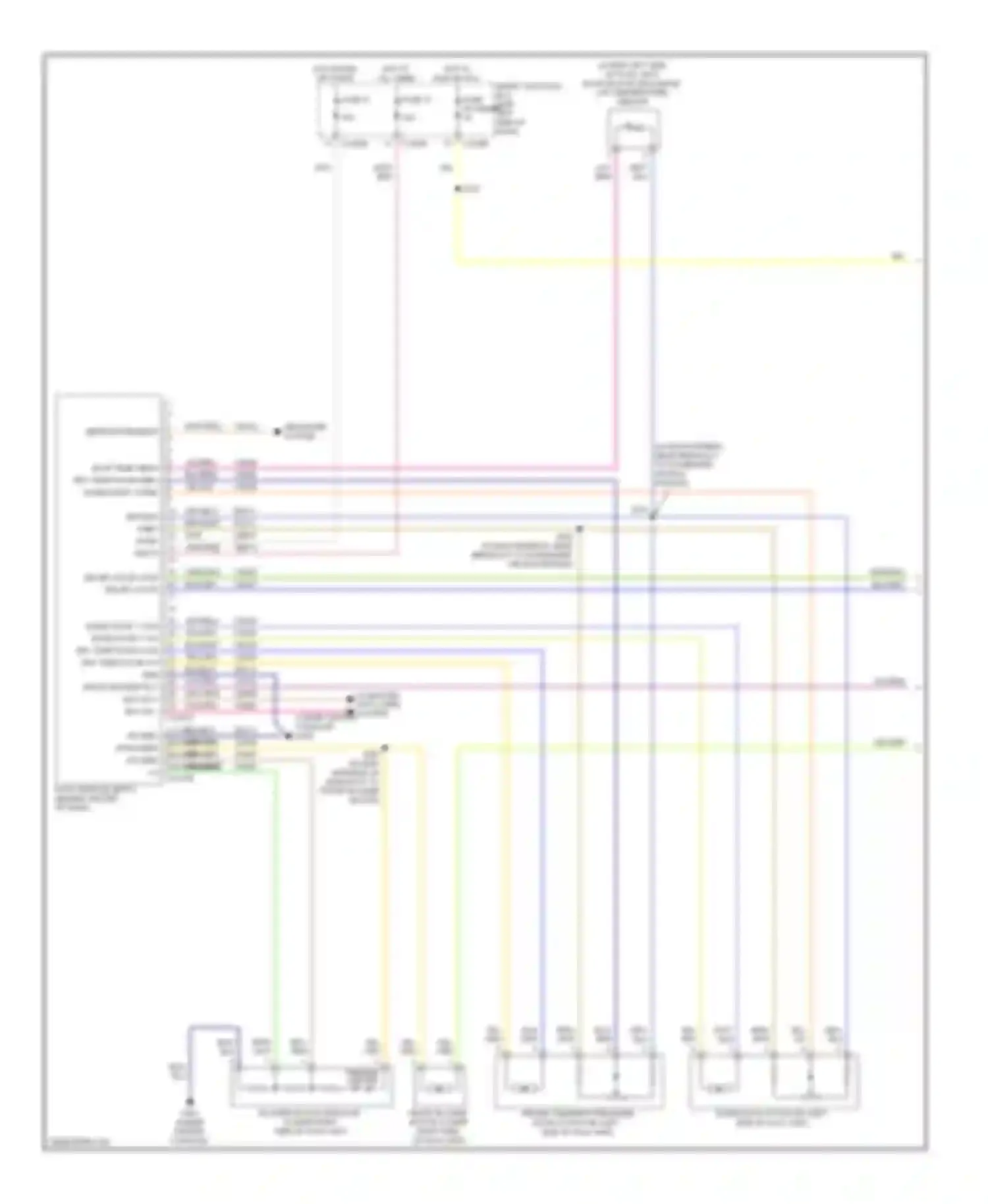 Wiring diagram computer data lines system for Ford Taurus V (2007-2009)