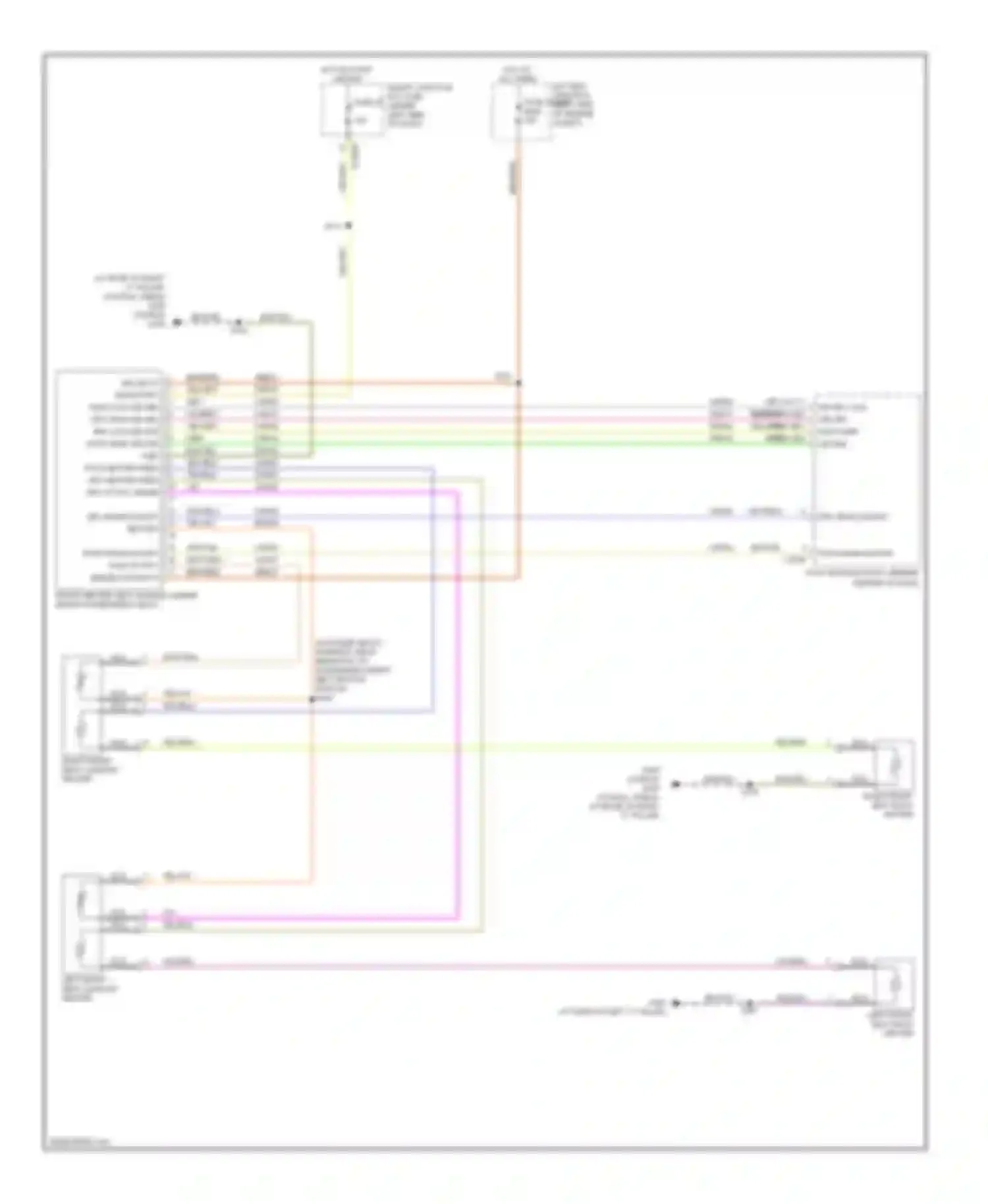 Wiring diagram blk for Ford Taurus V (2007-2009)