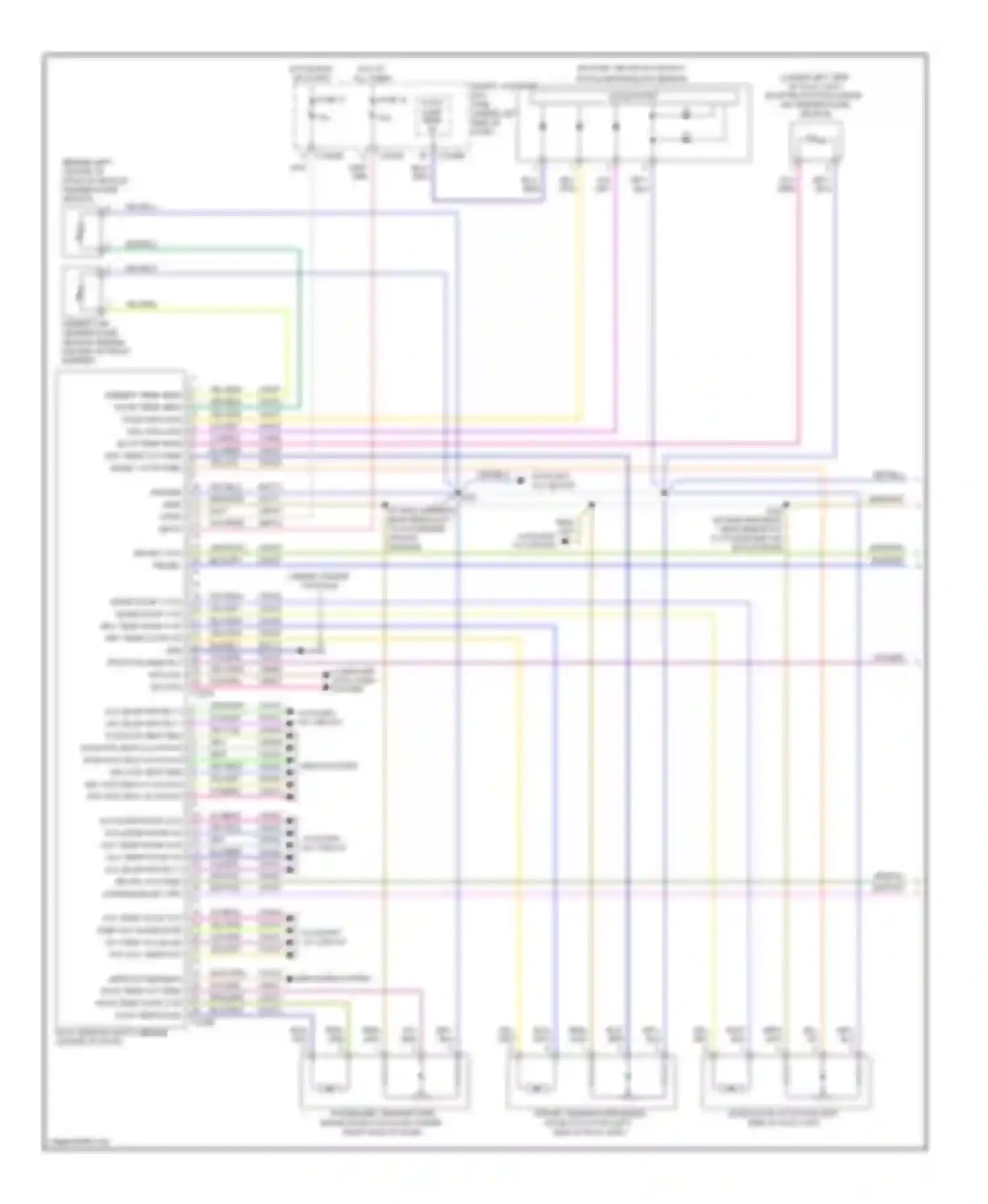 Wiring diagram computer data lines system for Ford Taurus V (2007-2009)