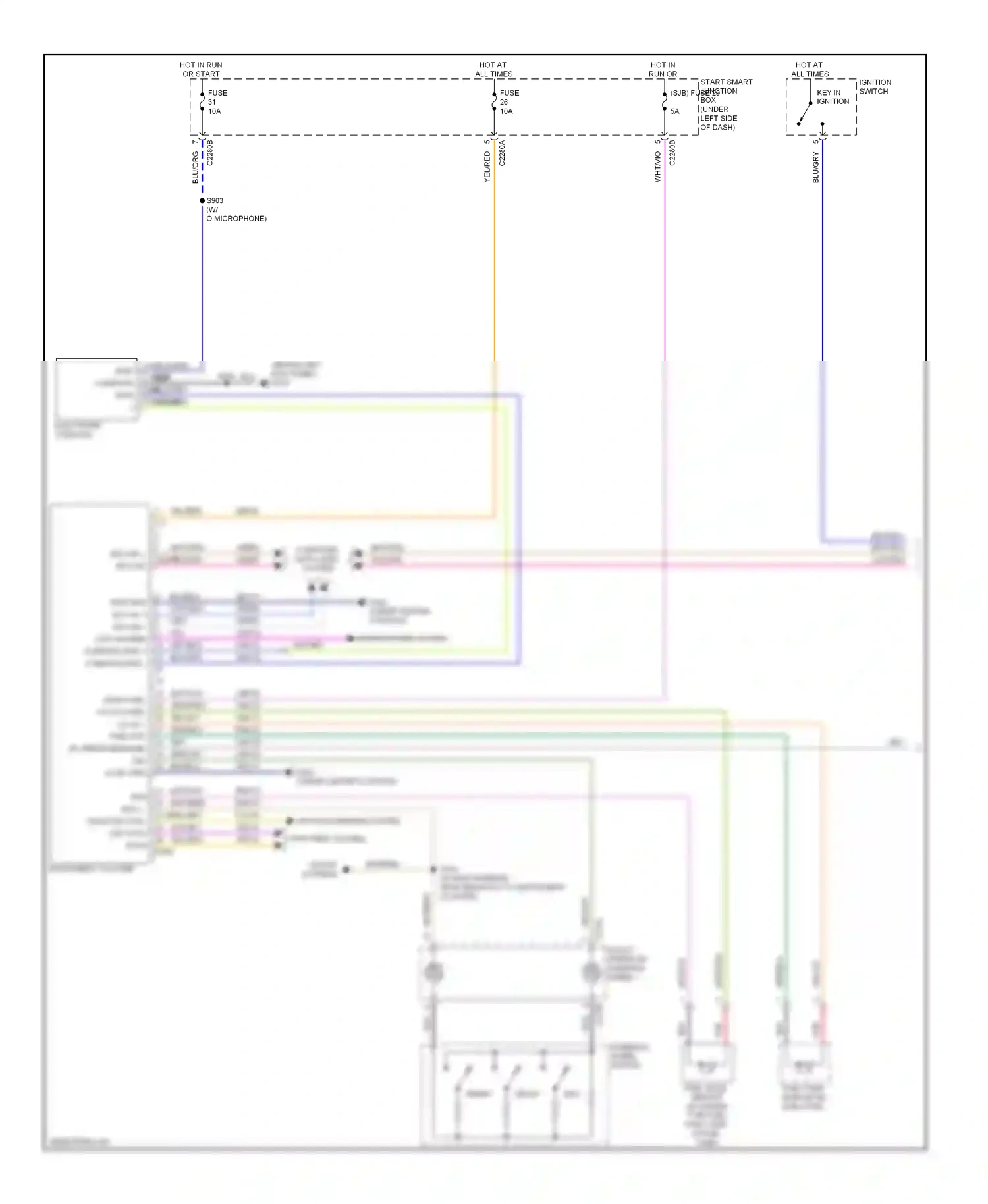 Ford Taurus V (2007-2009) info wiring diagram  (1 of 4)