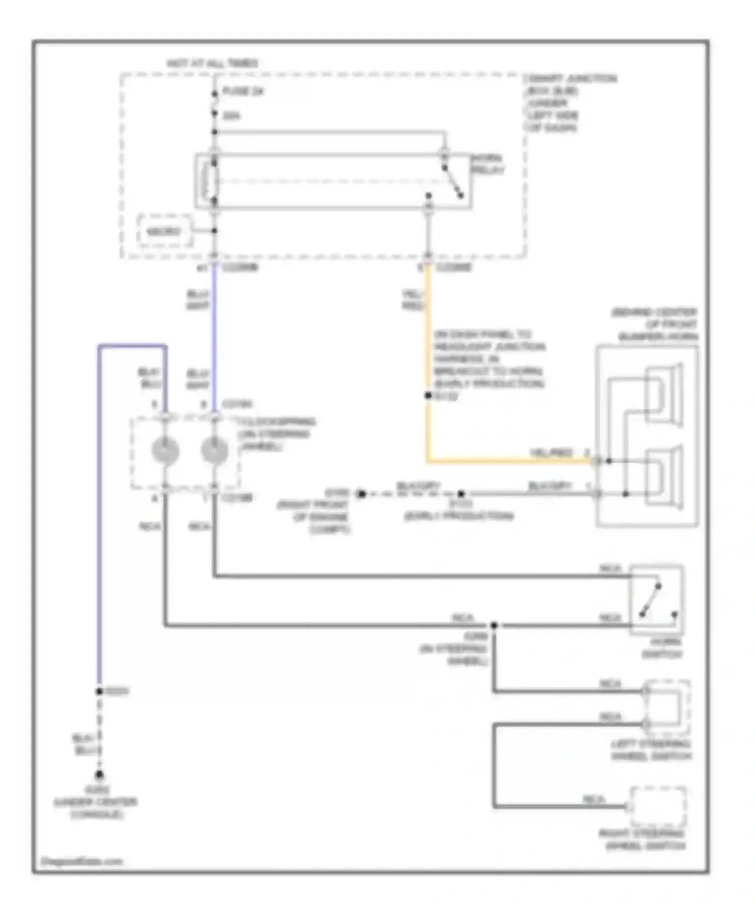Wiring diagram blk for Ford Taurus V (2007-2009)