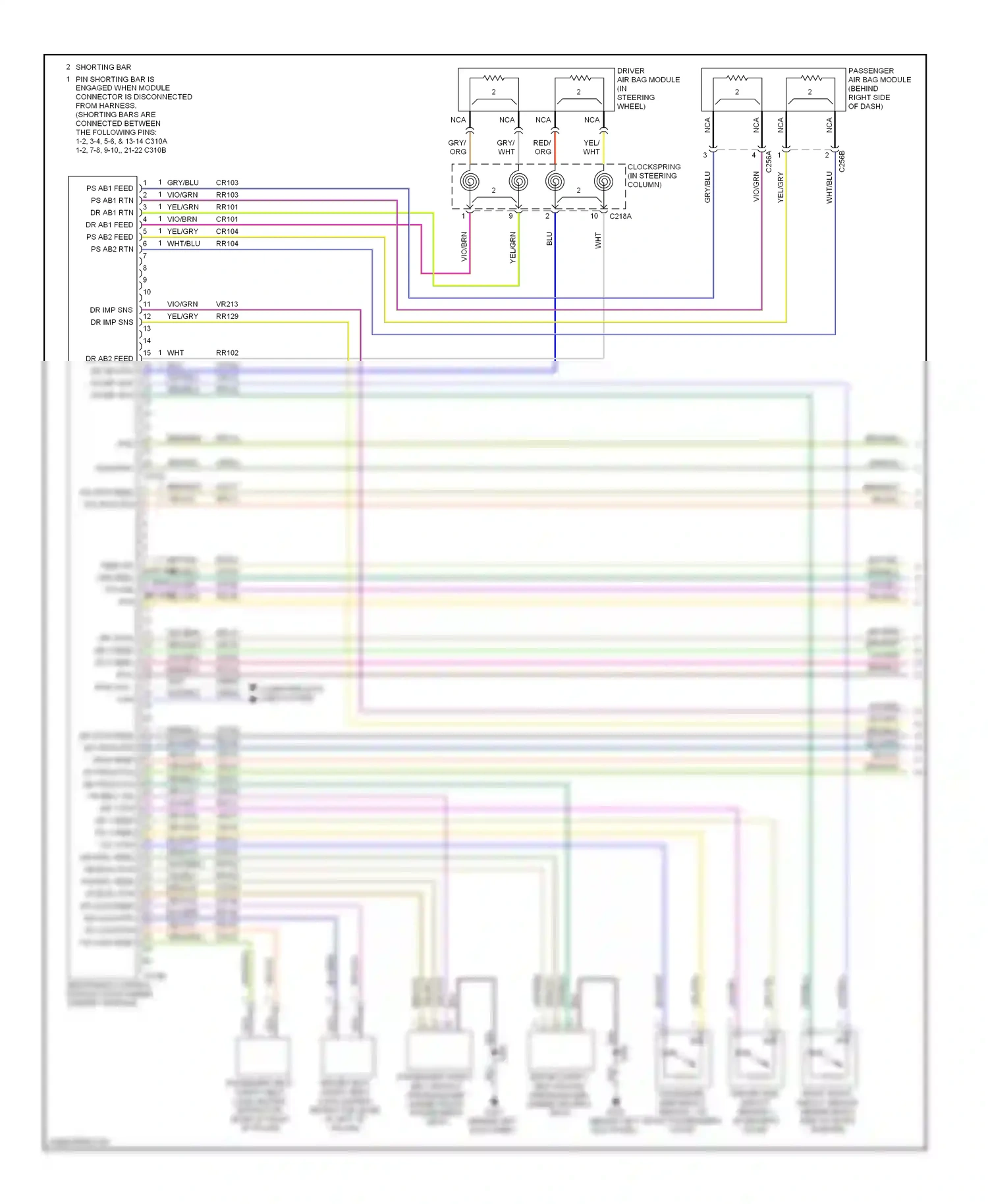 Ford Taurus V (2007-2009) ps imp sns ps imp sns wiring diagram  (1 of 1)