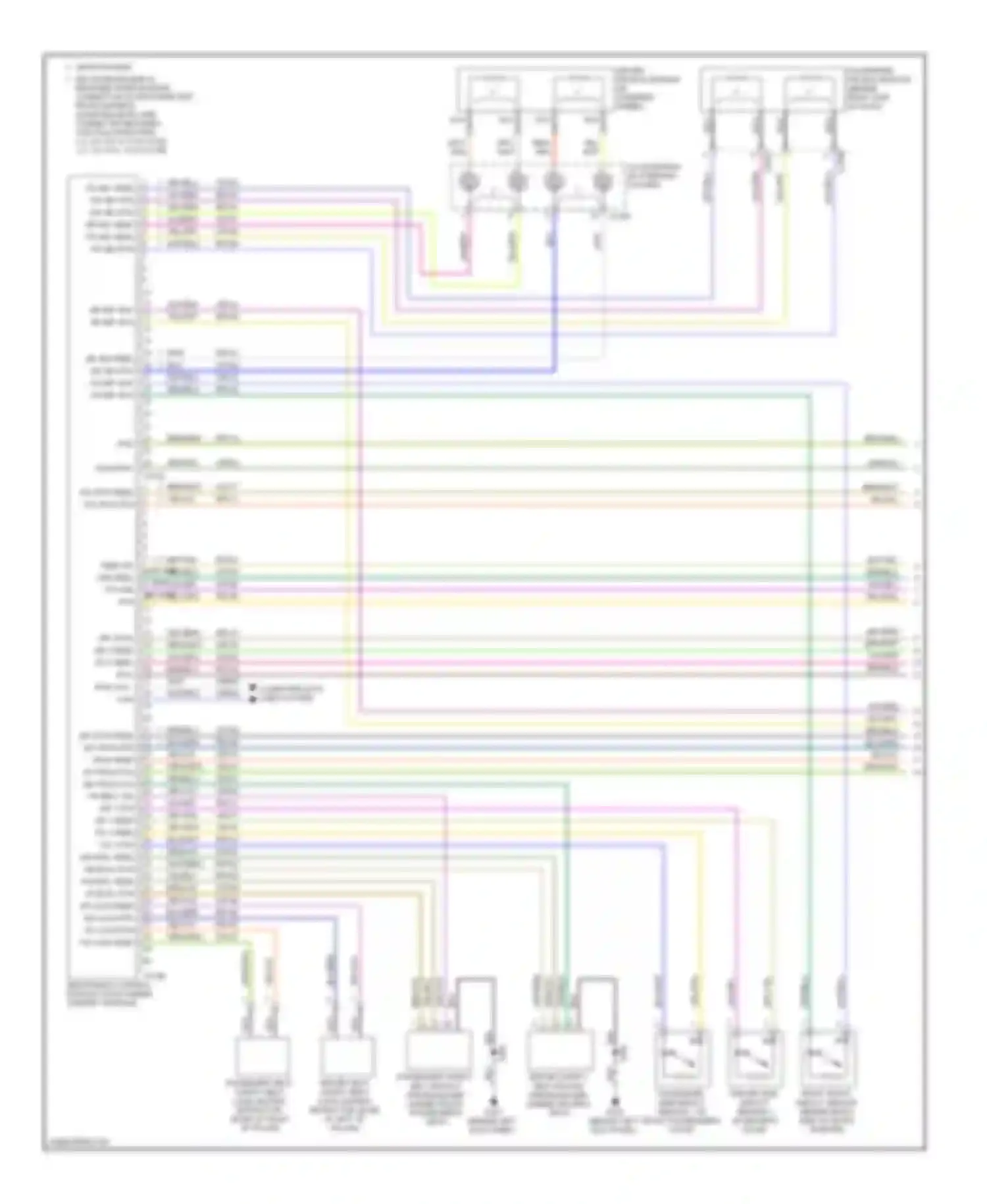 Wiring diagram computer data lines system for Ford Taurus V (2007-2009)