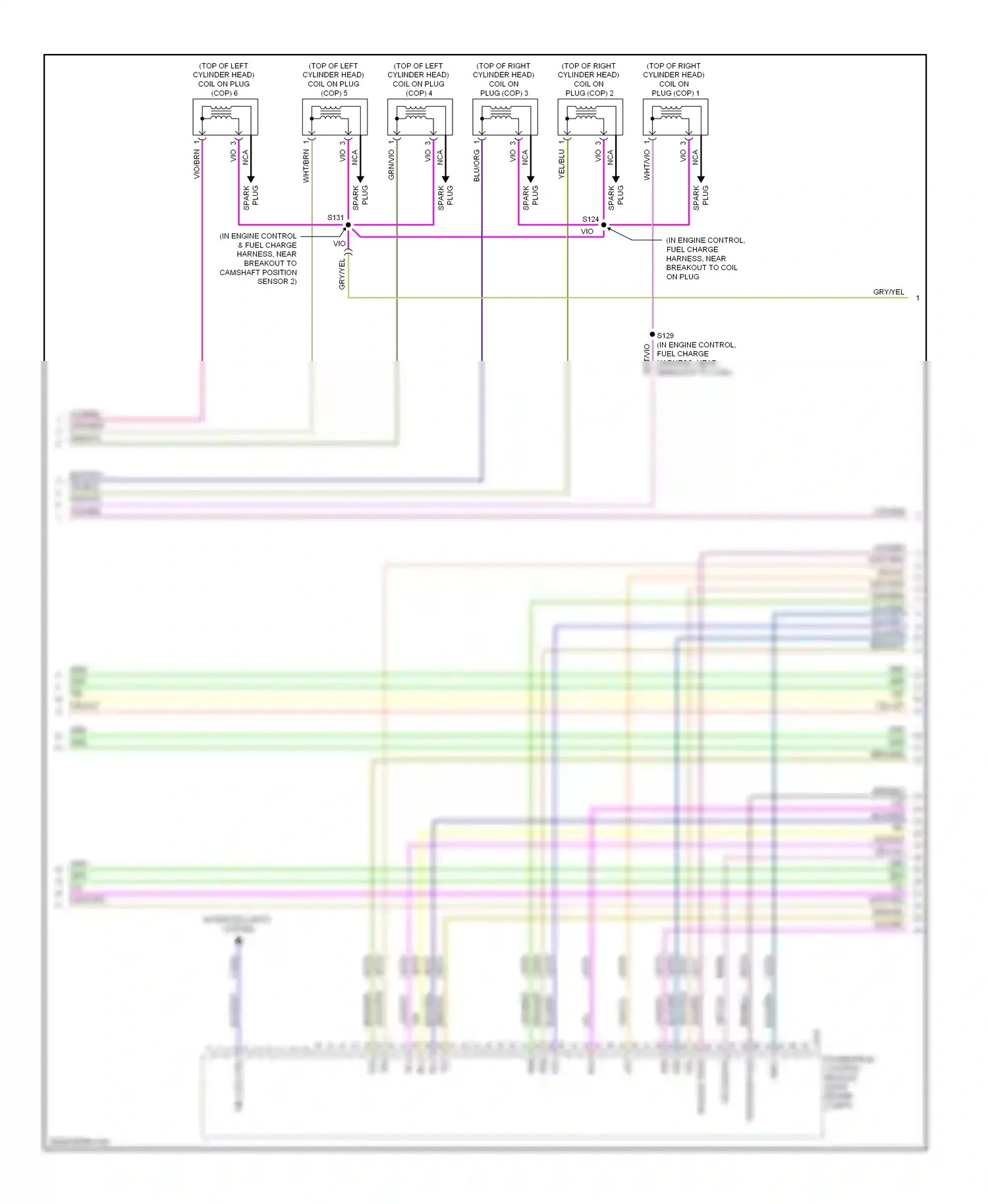 Ford Taurus V (2007-2009) tspc wiring diagram  (1 of 2)