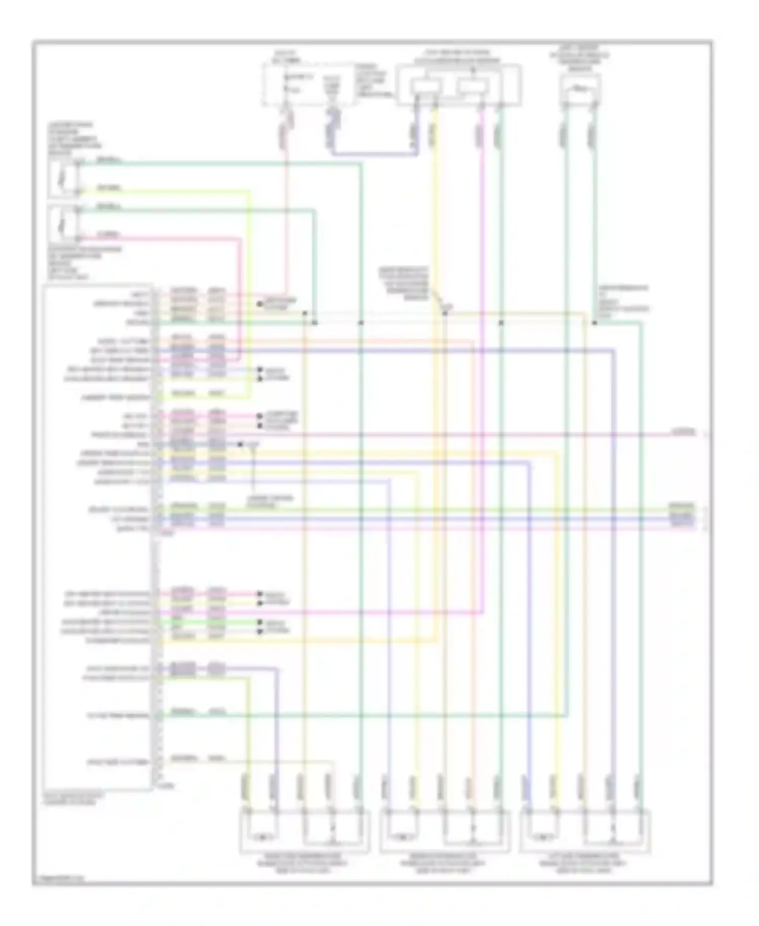 Taurus Ford VI (2009-2012): Automatic a/c circuit (1 of 2)