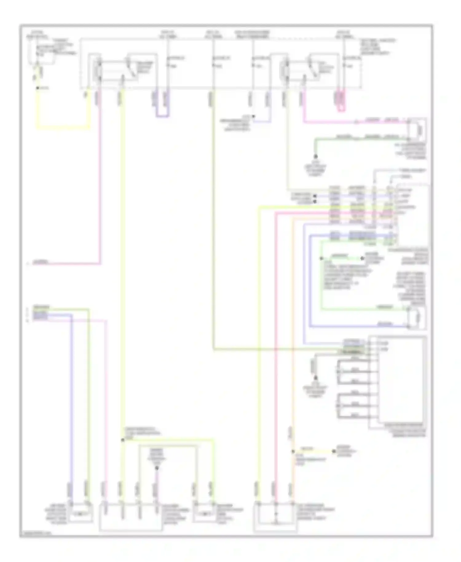 Taurus Ford VI (2009-2012): Automatic a/c circuit (2 of 2)