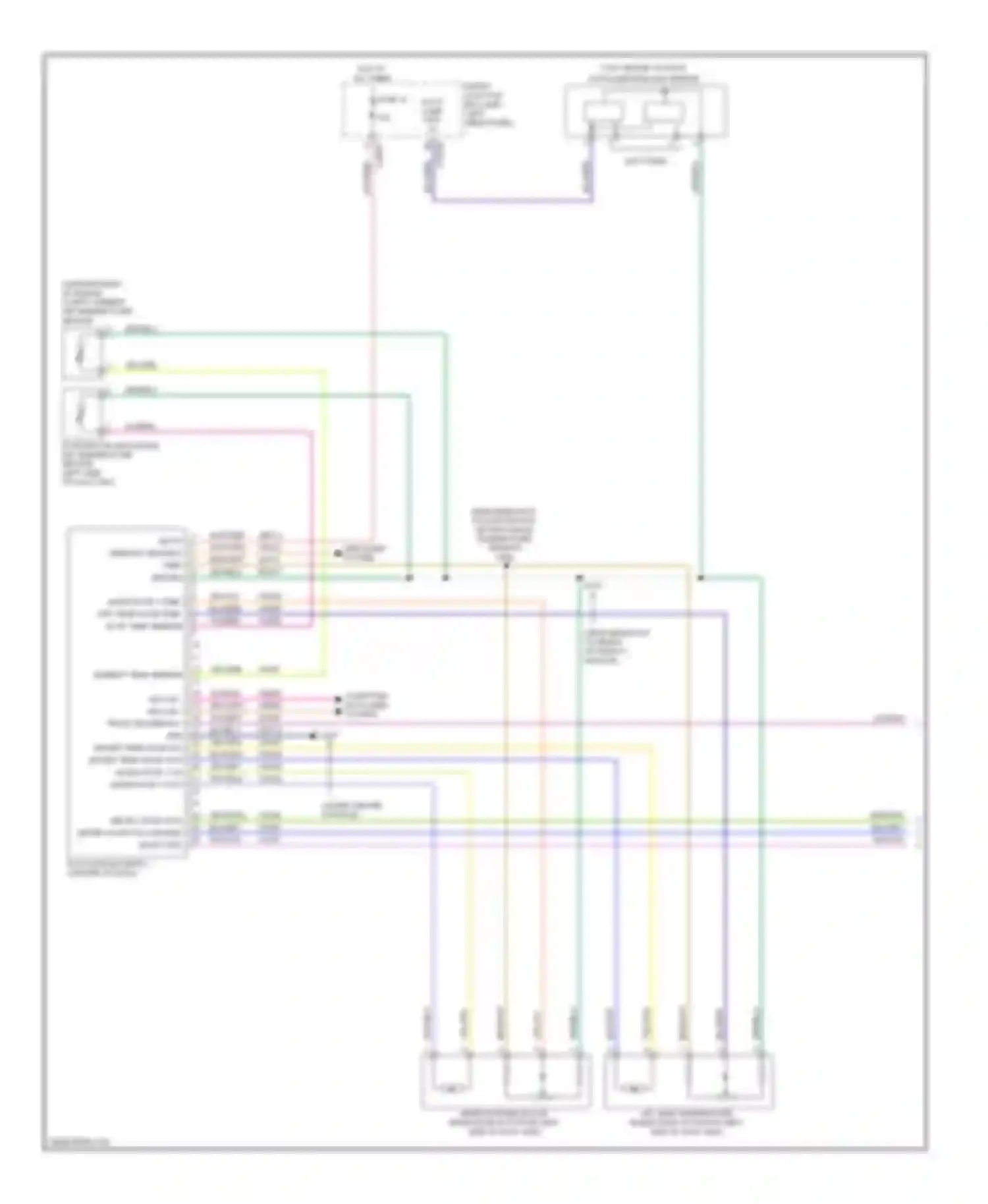 Taurus Ford VI (2009-2012): Manual a/c circuit (1 of 2)