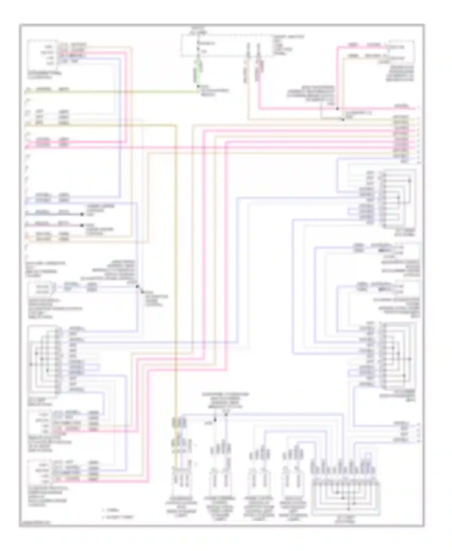 Taurus Ford VI (2009-2012): Computer data lines circuit (1 of 2)