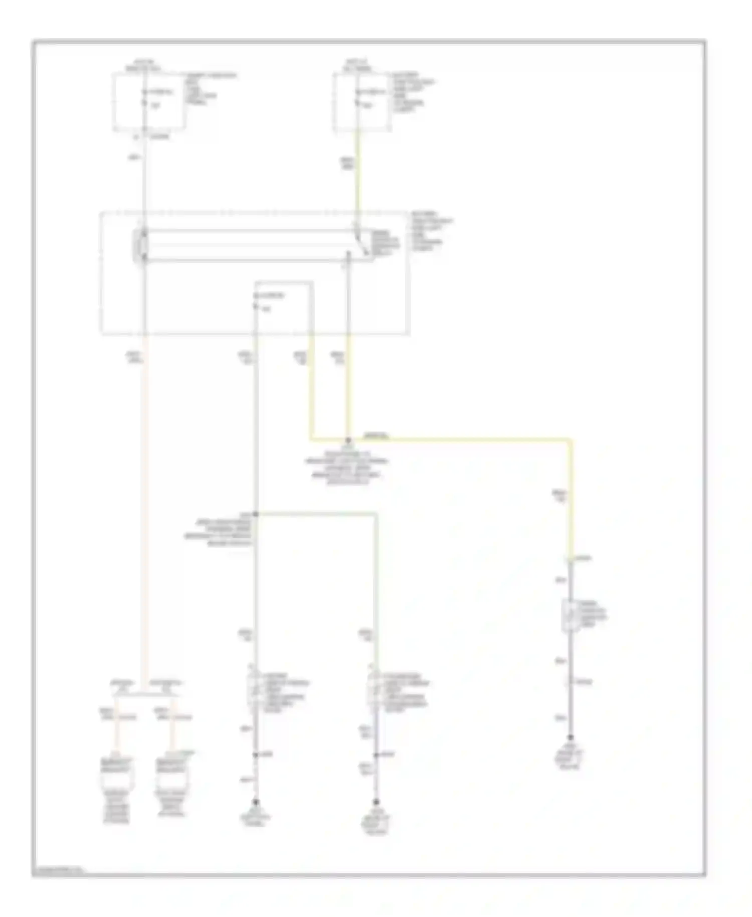 Taurus Ford VI (2009-2012): Defoggers circuit