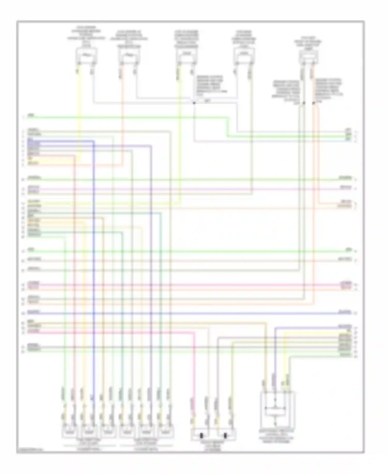 Taurus Ford VI (2009-2012): Wiring diagram engine performance 3.5l twin turbo (2 of 7)