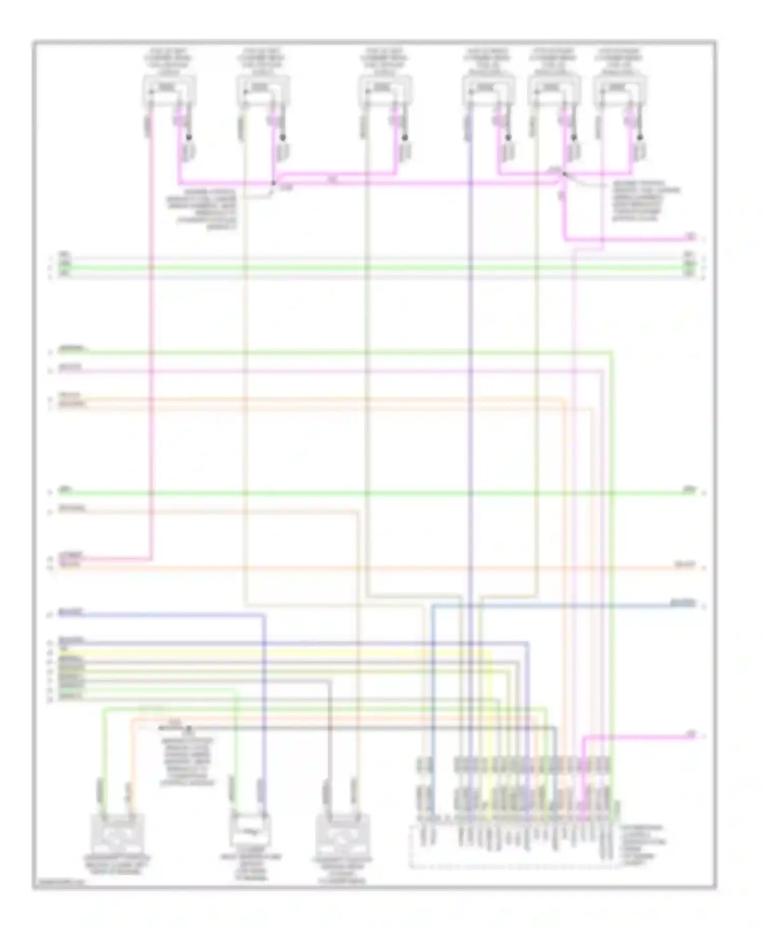 Taurus Ford VI (2009-2012): Wiring diagram engine performance 3.5l twin turbo (3 of 7)