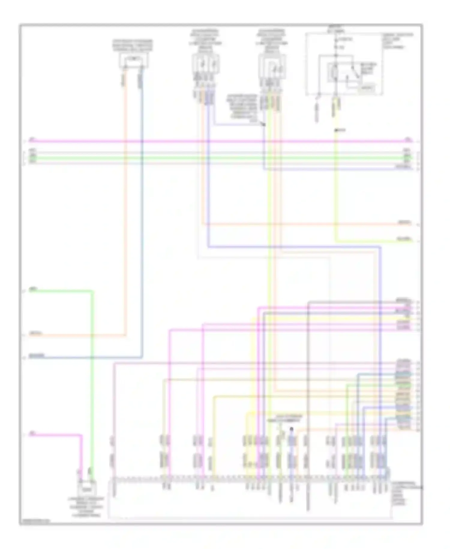 Taurus Ford VI (2009-2012): Wiring diagram engine performance 3.5l twin turbo (4 of 7)