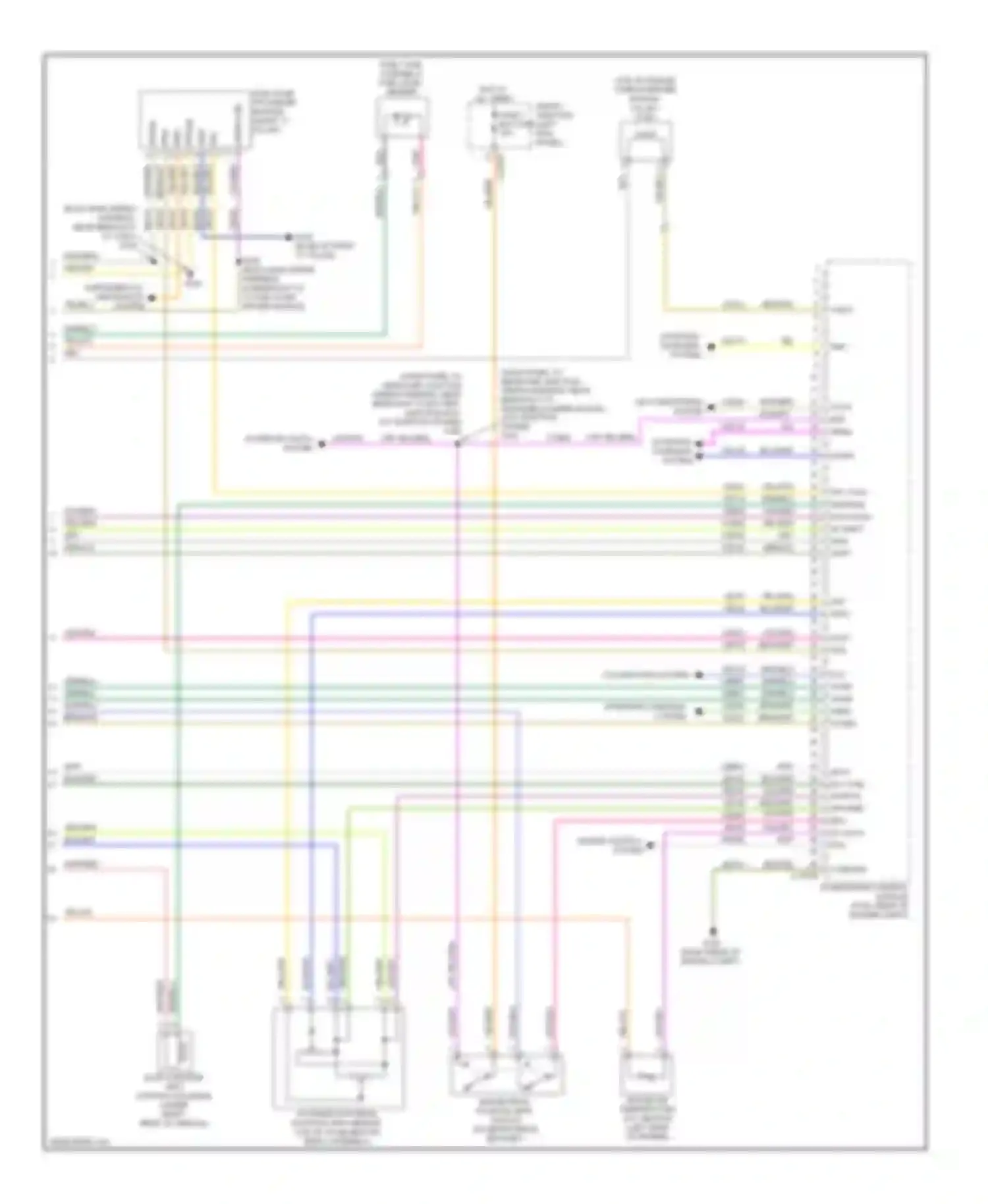 Taurus Ford VI (2009-2012): Wiring diagram engine performance 3.5l twin turbo (7 of 7)