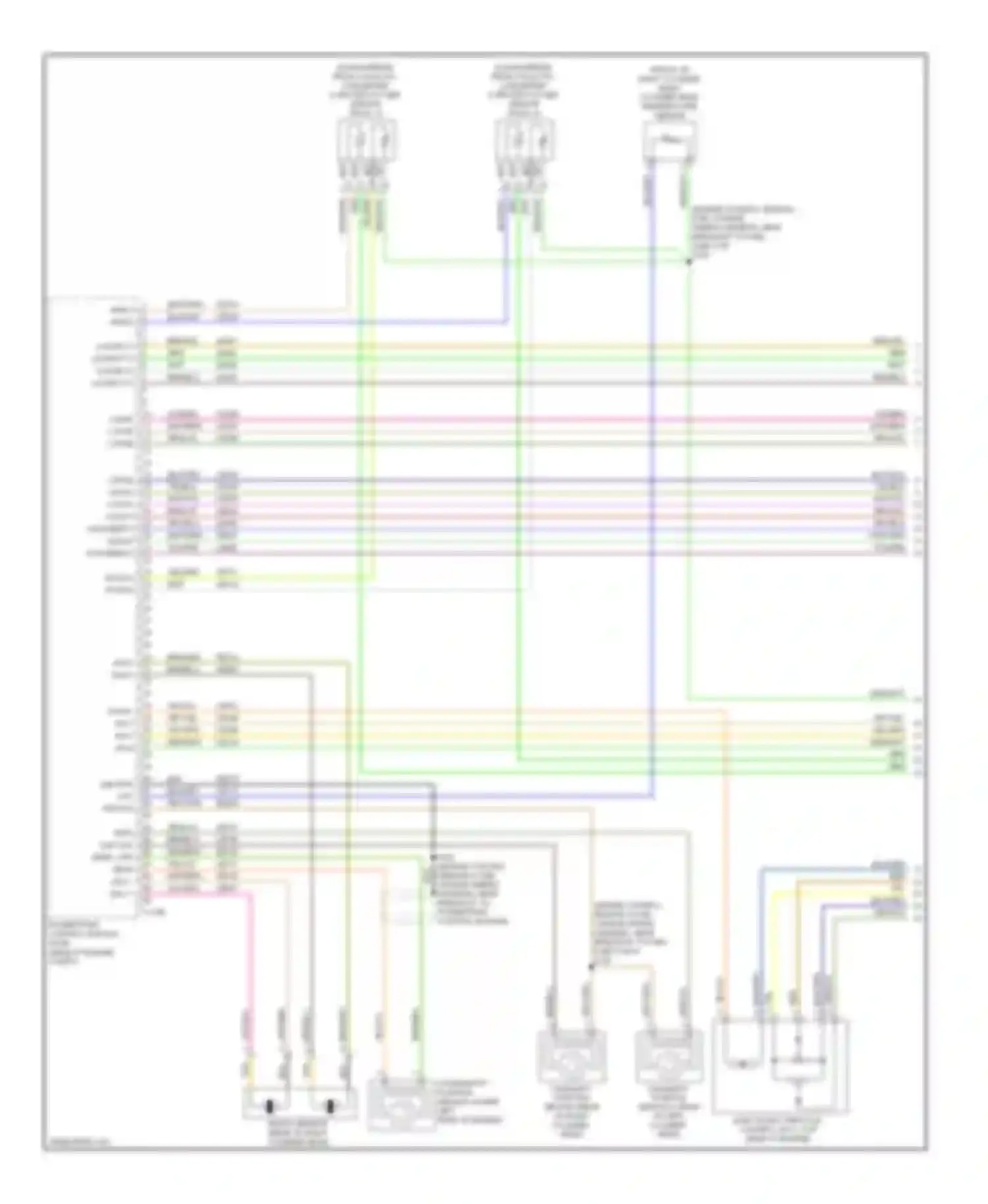Taurus Ford VI (2009-2012): Wiring diagram engine performance 3.5l (1 of 6)
