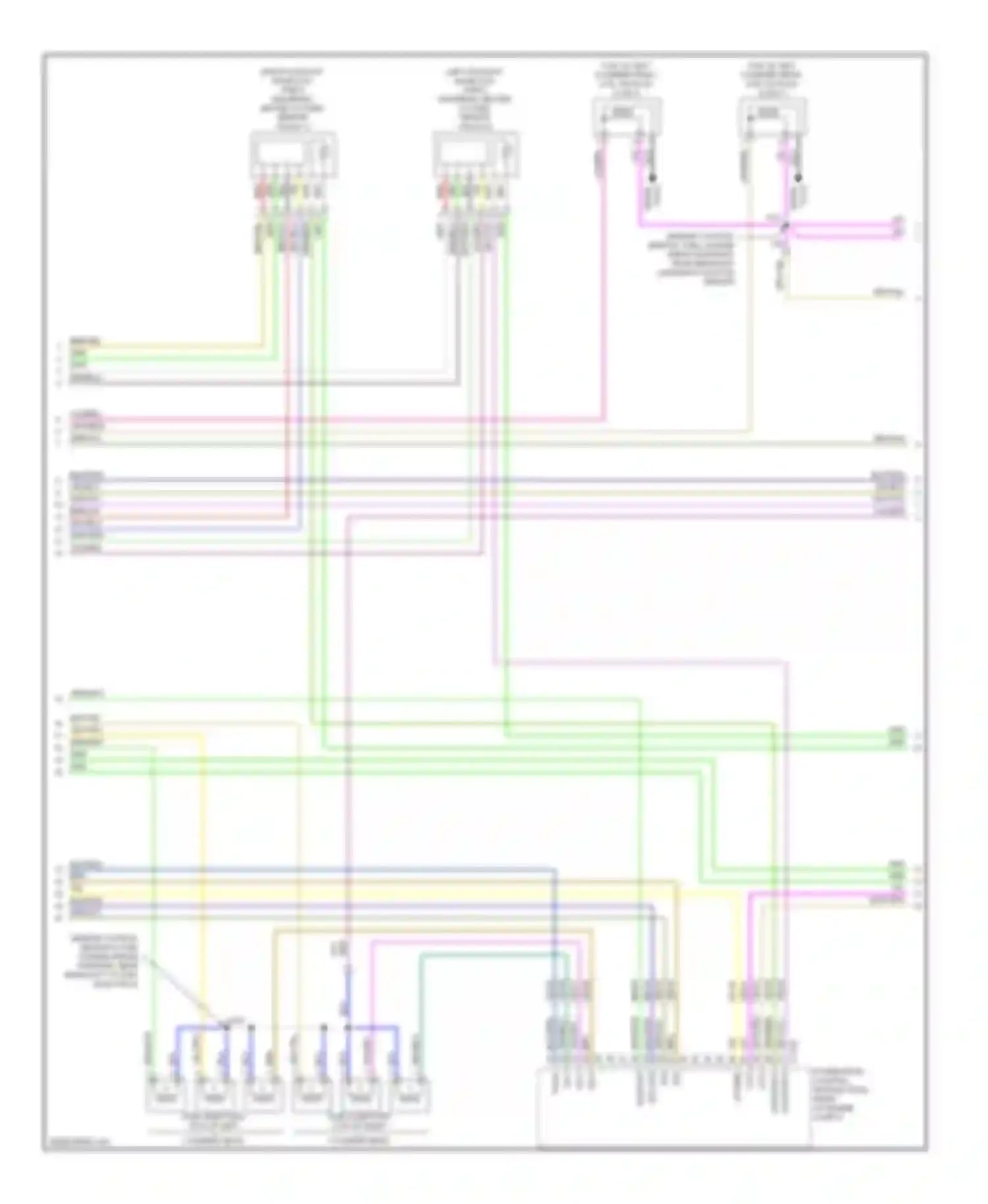 Taurus Ford VI (2009-2012): Wiring diagram engine performance 3.5l (2 of 6)