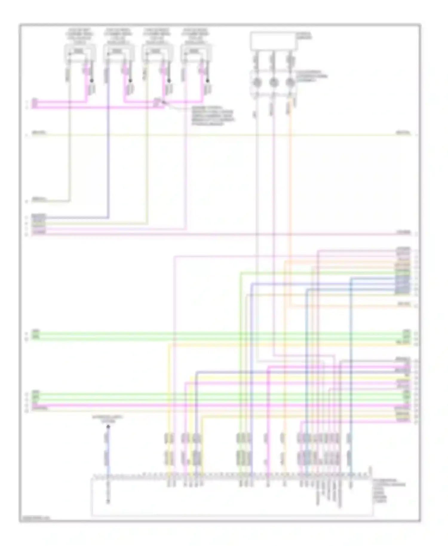 Taurus Ford VI (2009-2012): Wiring diagram engine performance 3.5l (3 of 6)