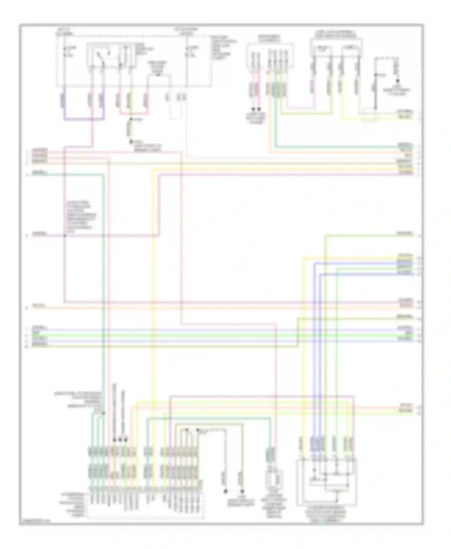 Taurus Ford VI (2009-2012): Wiring diagram engine performance 3.5l (5 of 6)