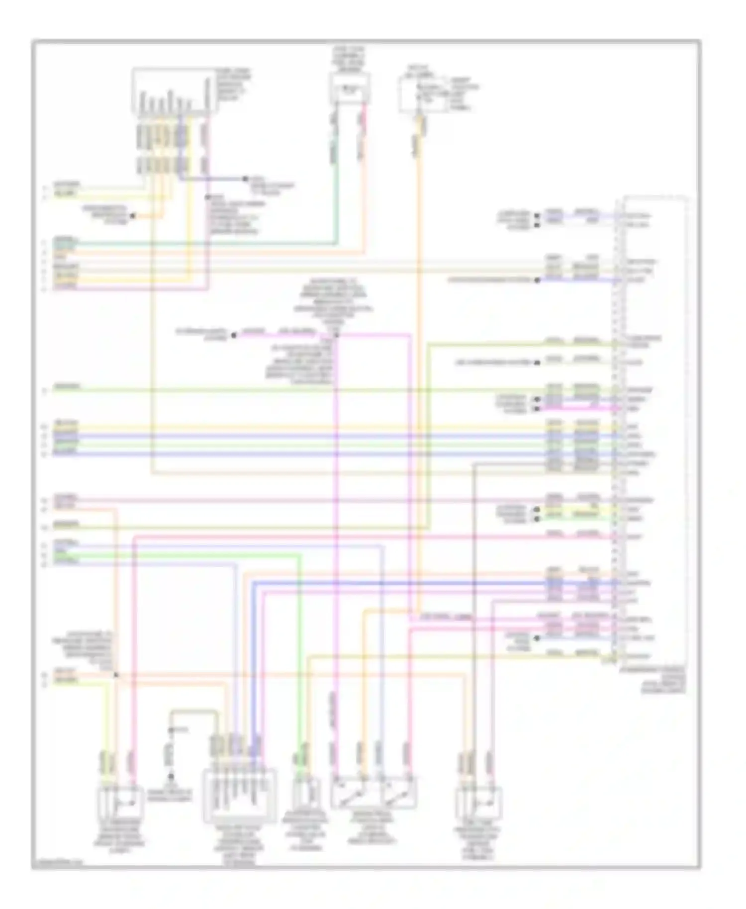 Taurus Ford VI (2009-2012): Wiring diagram engine performance 3.5l (6 of 6)