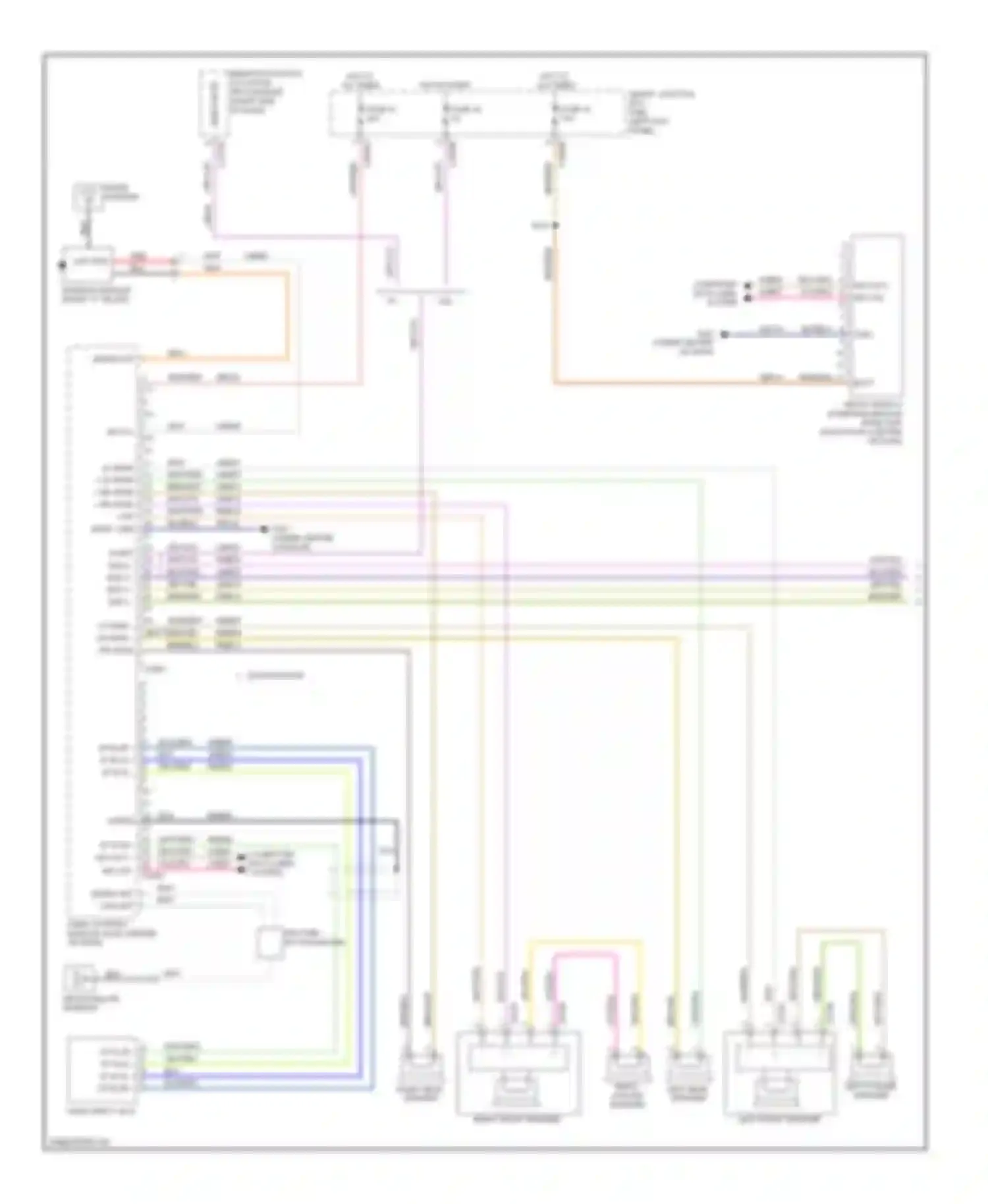 Taurus Ford VI (2009-2012): Navigation circuit, with premium radio (1 of 2)
