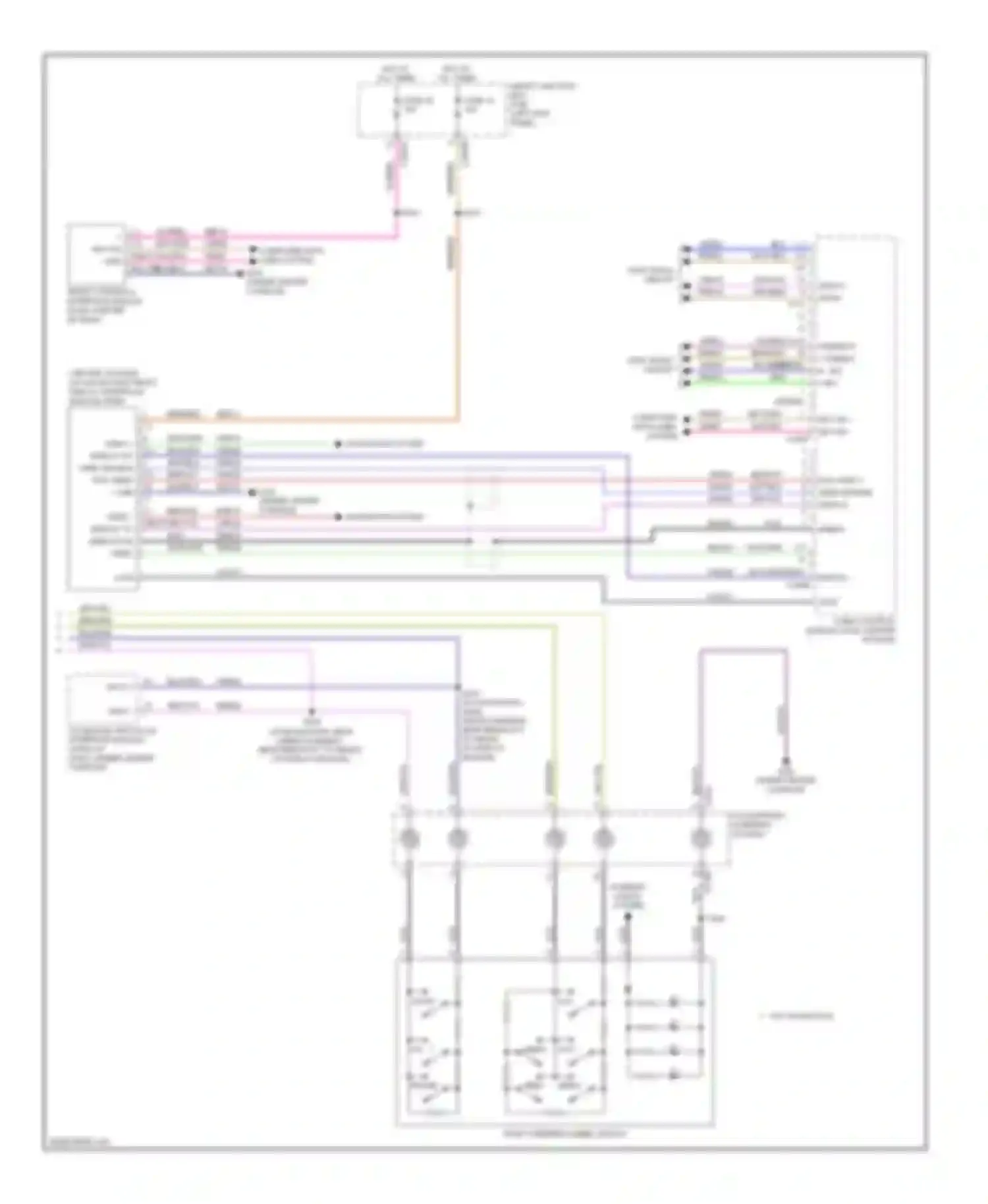 Taurus Ford VI (2009-2012): Navigation circuit, without premium radio (3 of 3)