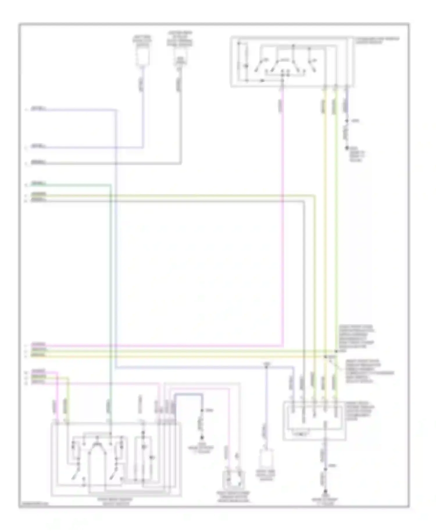 Taurus Ford VI (2009-2012): Power windows circuit, sho, limited (2 of 2)