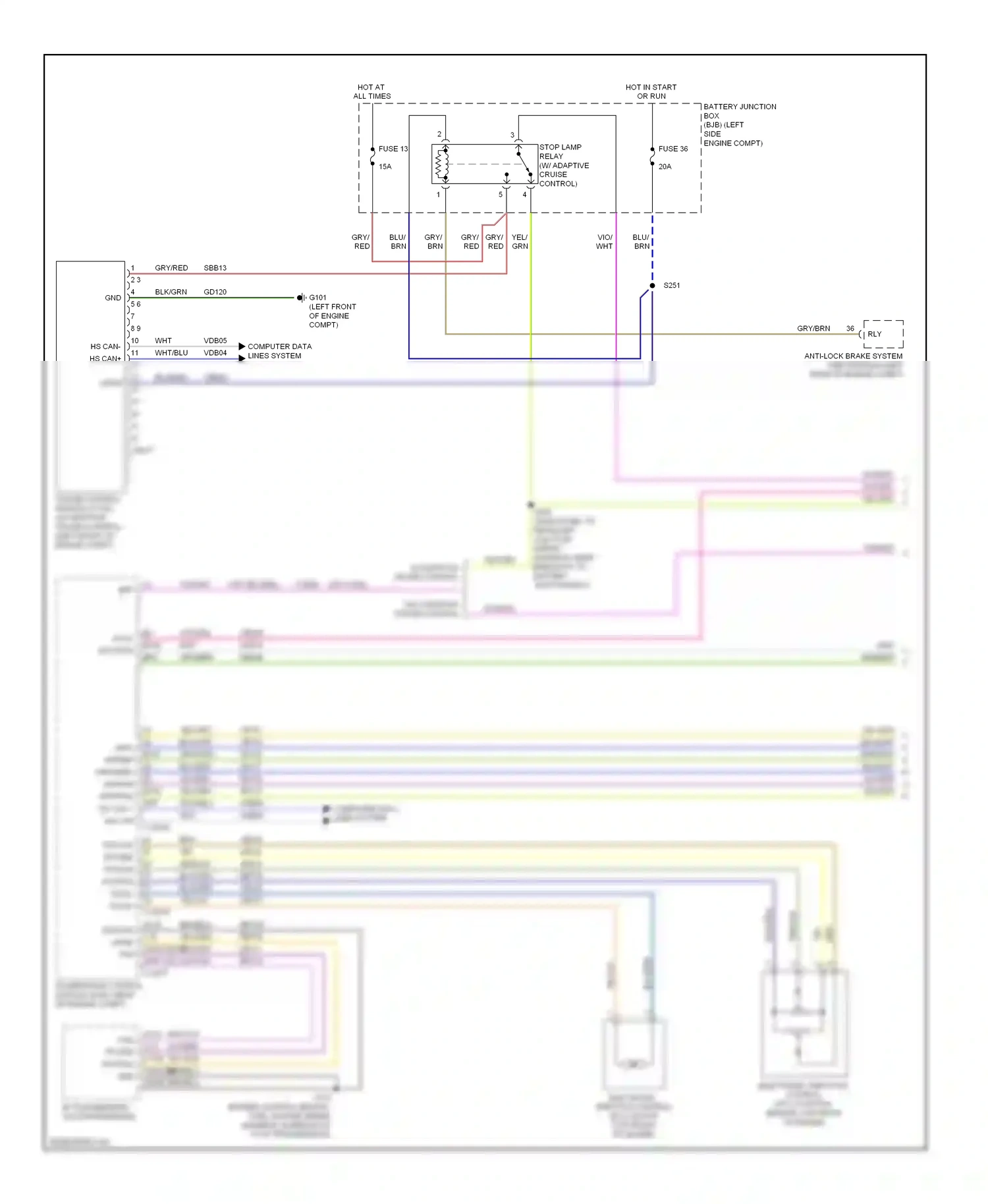 Ford Taurus VI (2009-2012) appref wiring diagram  (1 of 1)