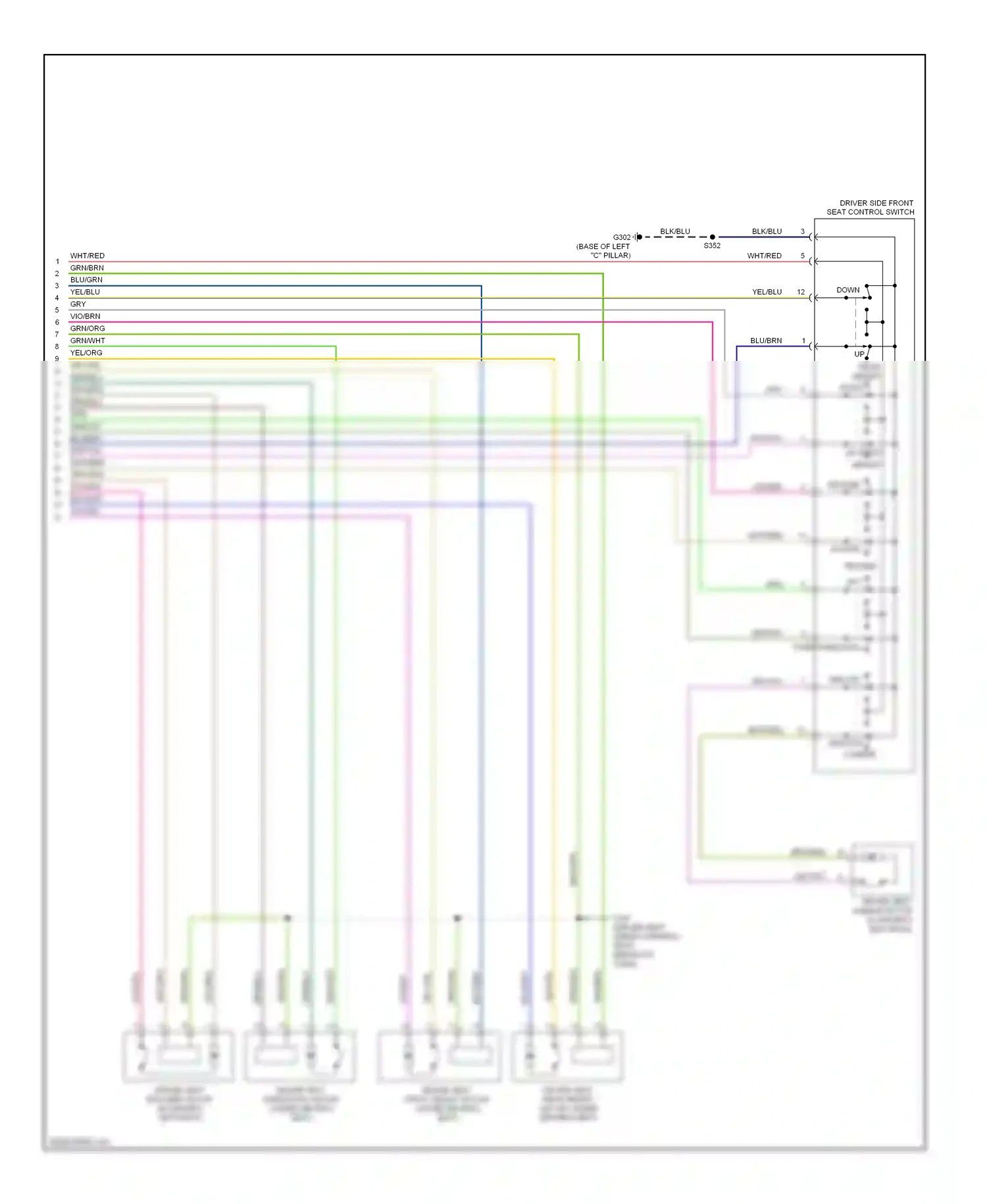 Wiring diagram brn/blu for Ford Taurus VI (2009-2012) (22 of 45)