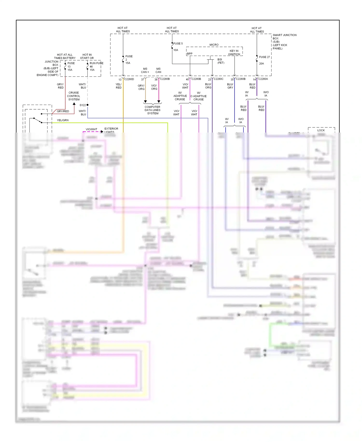 Wiring diagram brn/grn for Ford Taurus VI (2009-2012) (35 of 40)