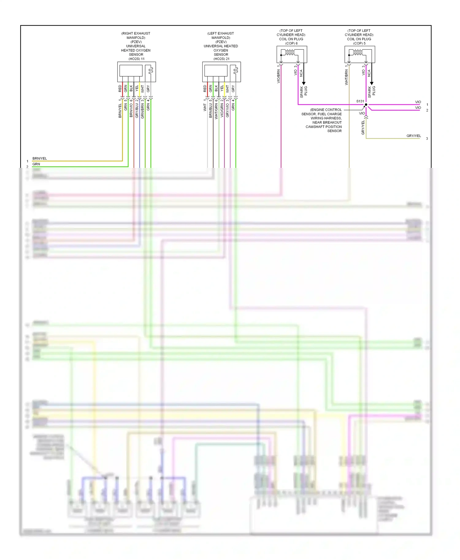 Wiring diagram brn/yel for Ford Taurus VI (2009-2012) (7 of 38)