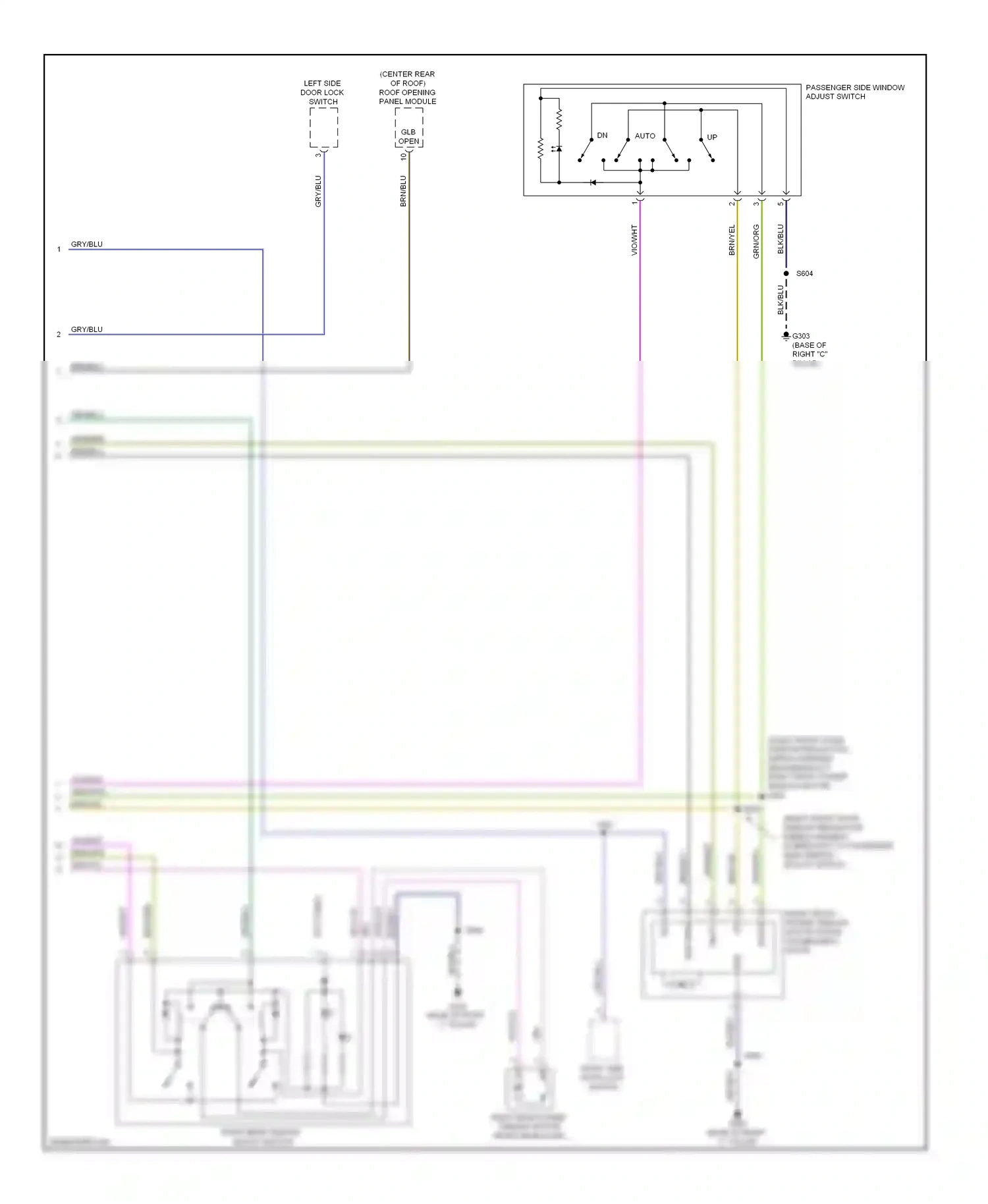 Ford Taurus VI (2009-2012) down wiring diagram  (8 of 8)