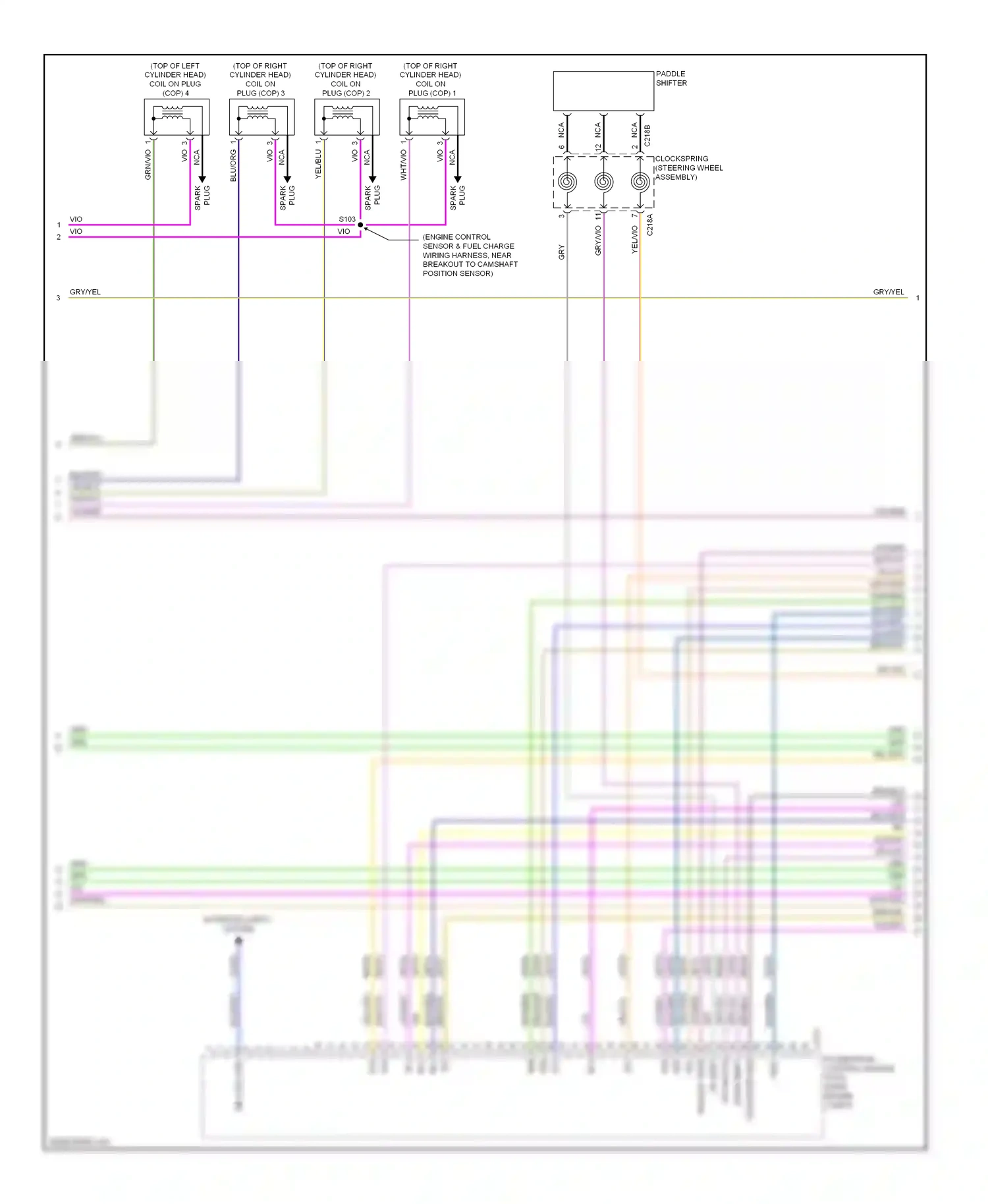 Wiring diagram engine compt) for Ford Taurus VI (2009-2012) (7 of 8)